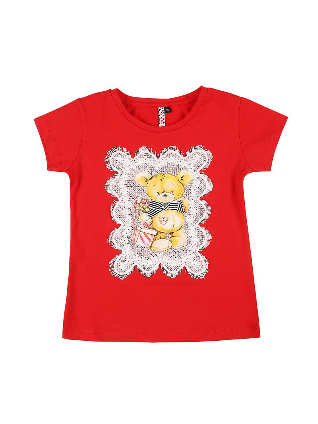 

Actuel Girls Red Printed Cotton Top
