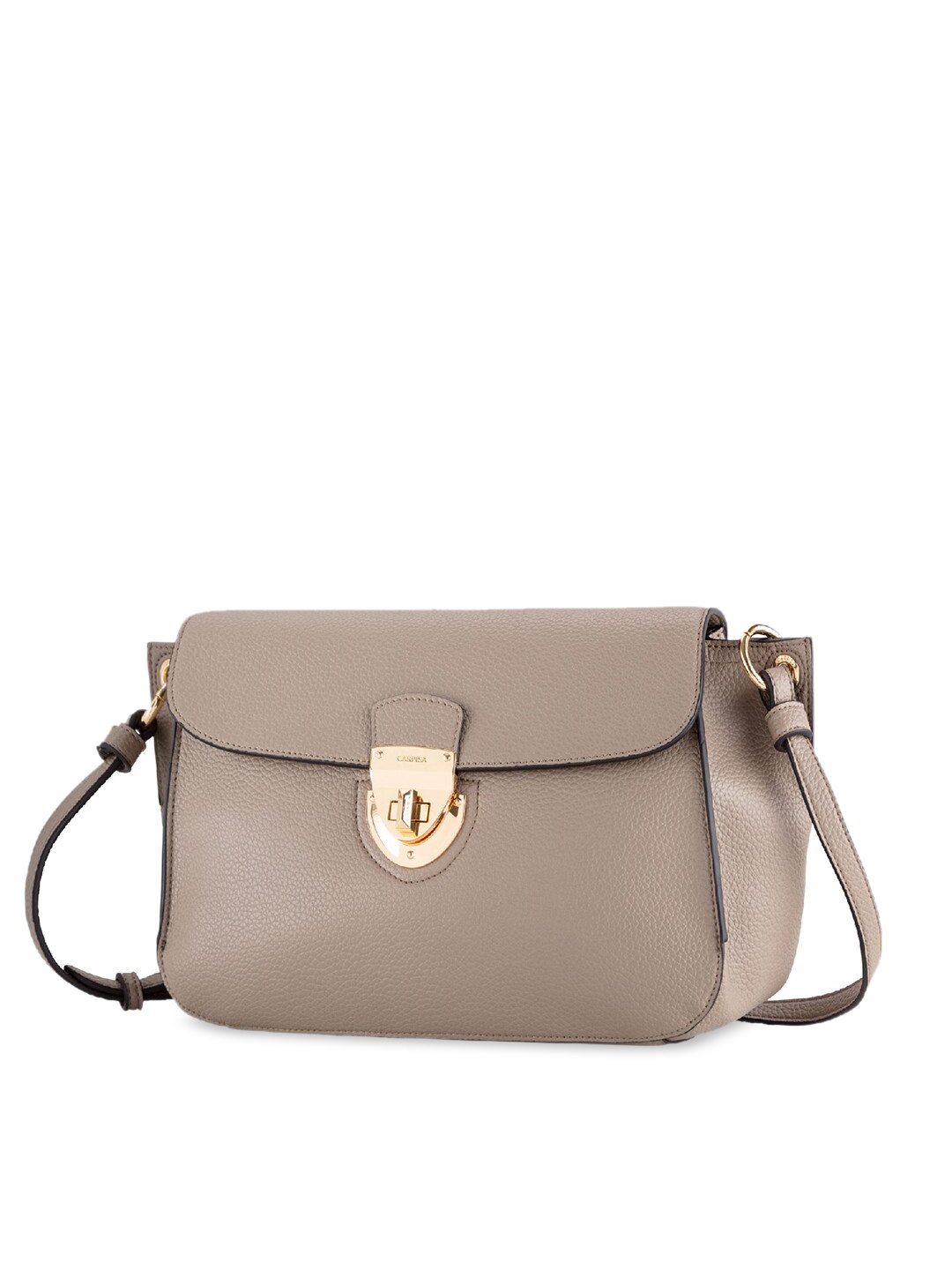 

CARPISA Textured Sling Bag, Beige