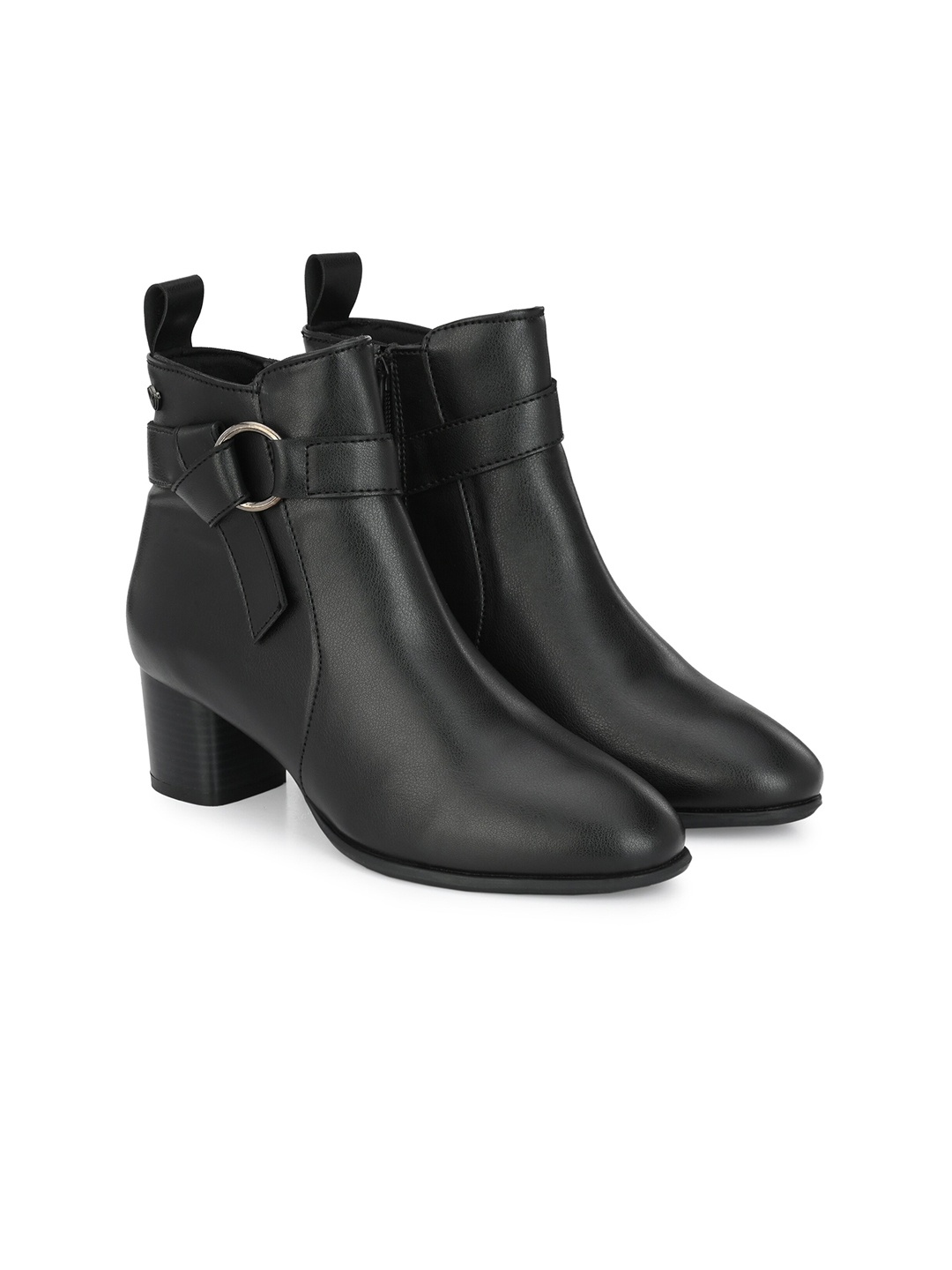 

Delize Women Black Solid Chelsea Boots