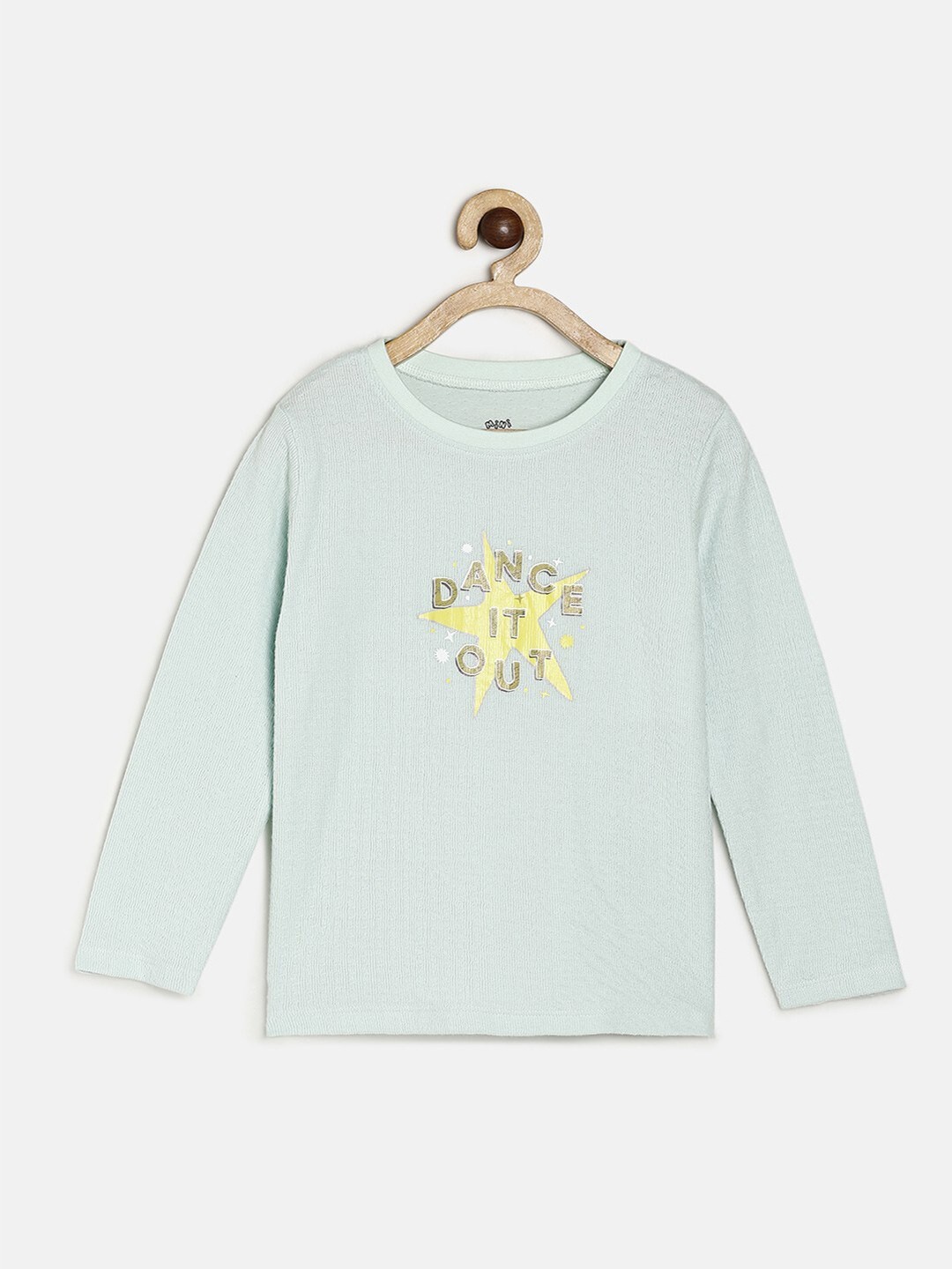 

MINI KLUB Green & Yellow Print Cotton Top