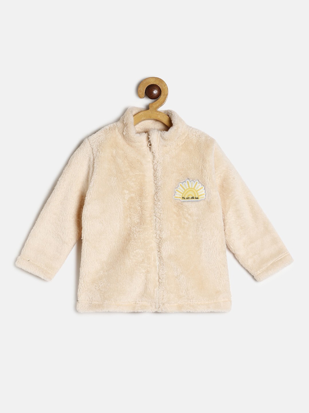 

MINI KLUB Girls Cream-Coloured Lightweight Tailored Jacket