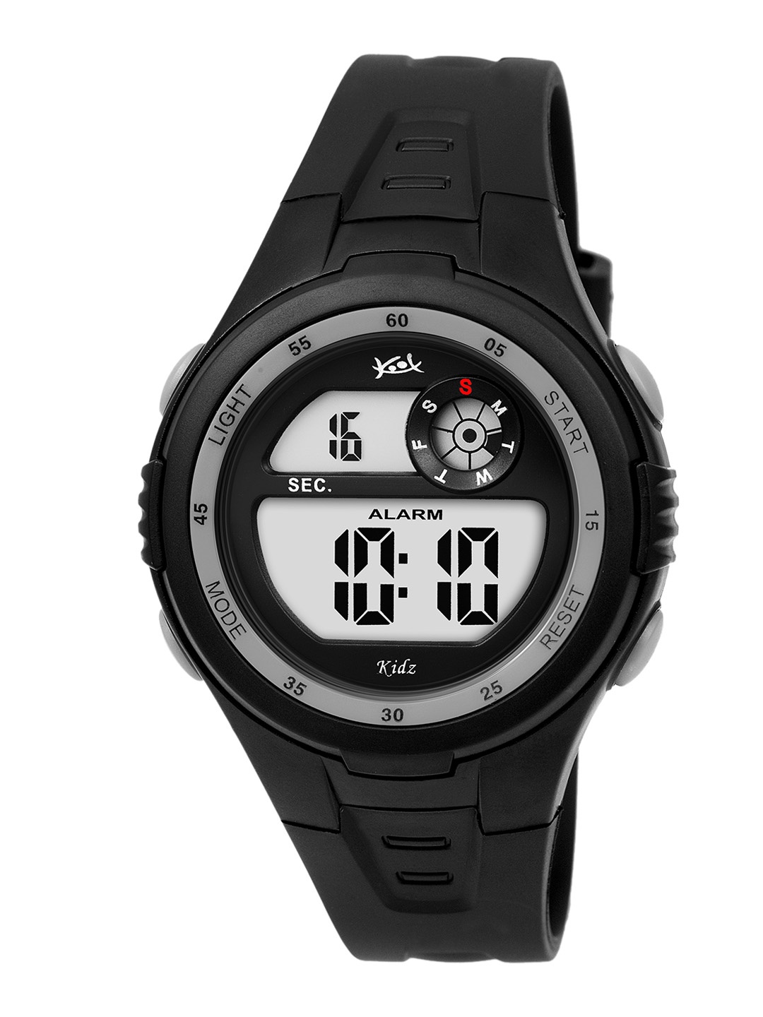 

Kool Kidz Unisex Kids Grey Dial & Black Straps Digital Watch