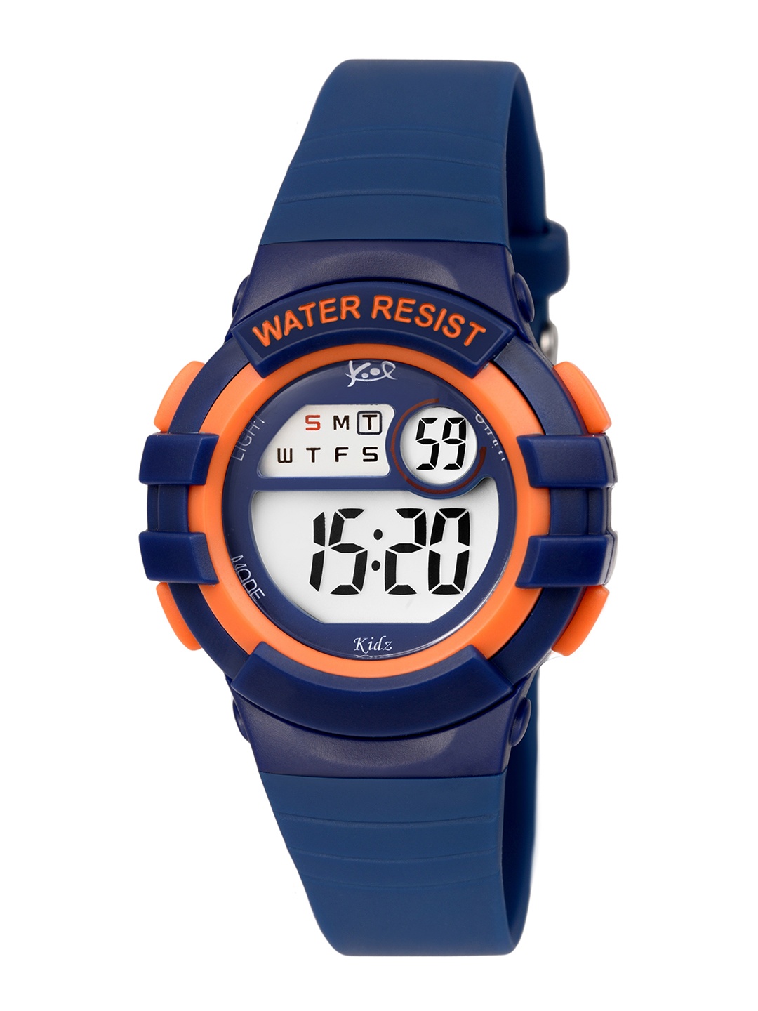 

Kool Kidz Unisex Kids Grey Printed Dial & Blue Straps Digital Watch