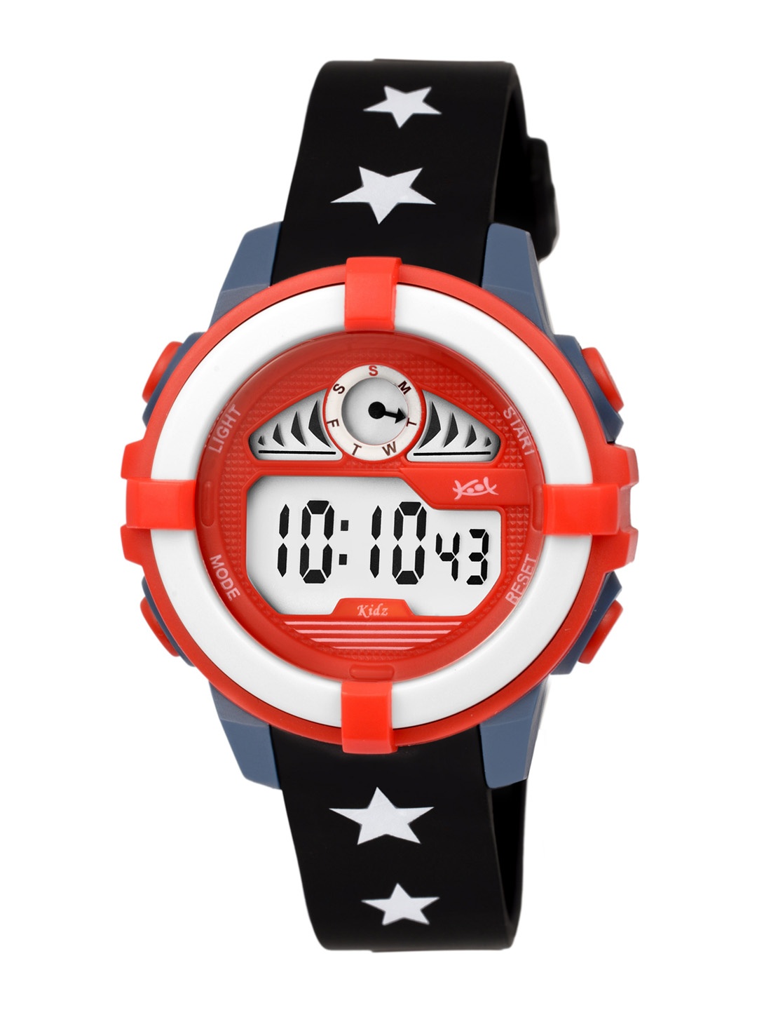 

Kool Kidz Unisex Kids Grey Printed Dial & Black Straps Digital Watch