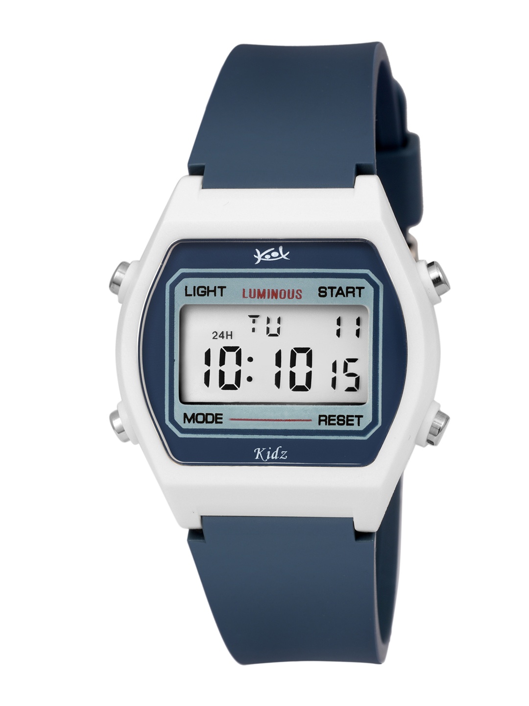 

Kool Kidz Unisex Kids Grey Dial & Blue Wrap Around Straps Digital Watch