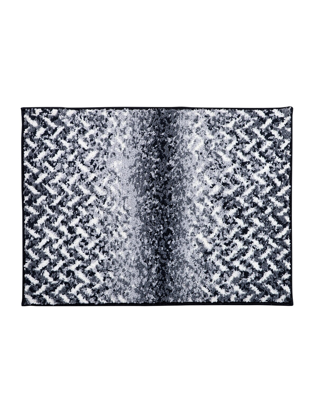

Pano Grey Self Design 2000 GSM Bath Rugs