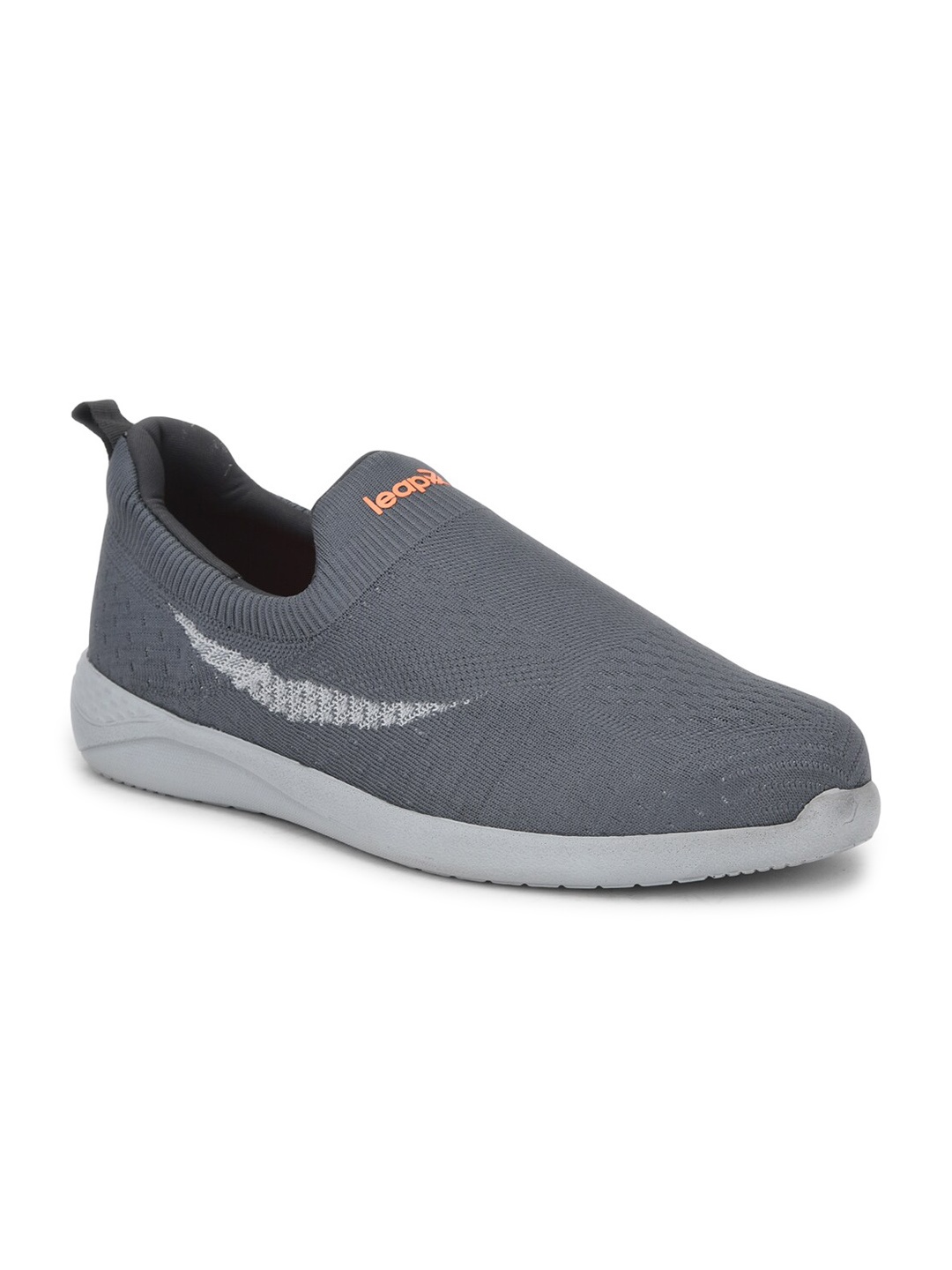 

Liberty Men Grey Woven Design Slip-On Sneakers