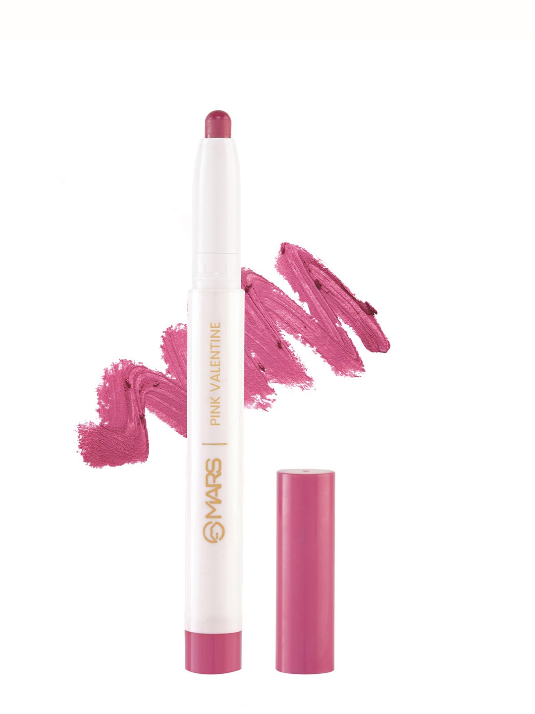 

MARS Non-Transfer Long Lasting Poppins Rotating Matte Lipstick 1.3gm - Pink Valentine 18