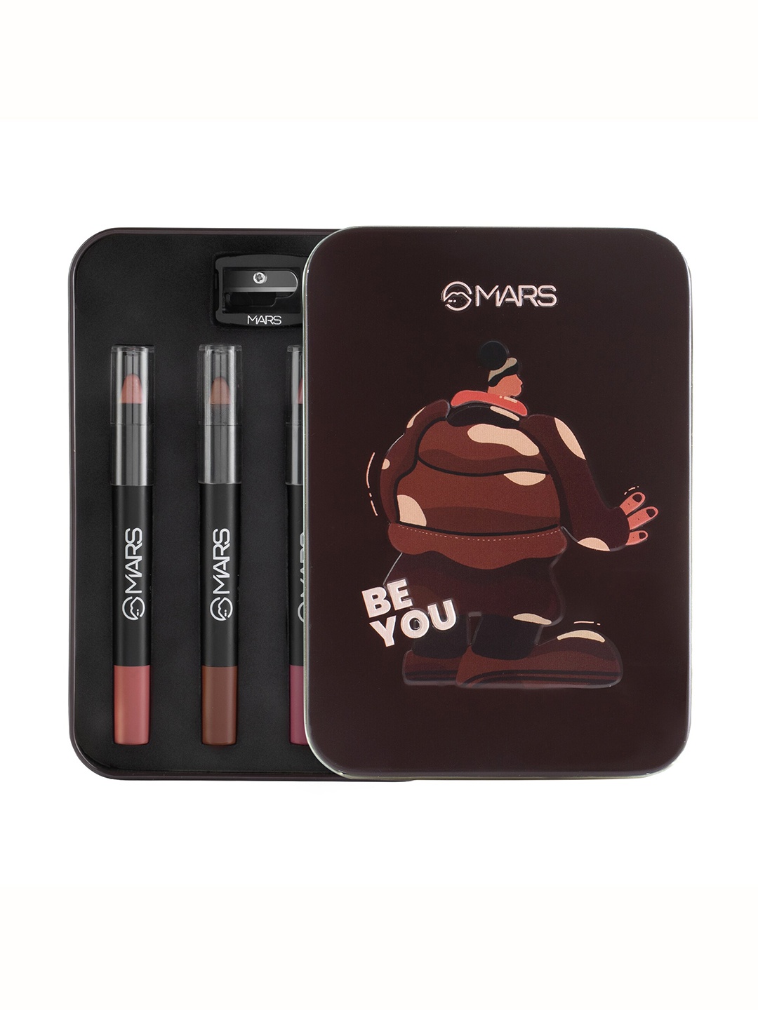 

MARS Matte Lip Crayon 14gm Berry Brave-13:I am Relentless-14:I am Bold-15:I am Fearless-16, Multi