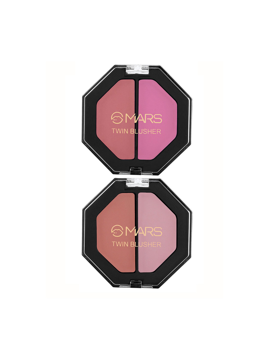 

MARS Set Of 2 Highly Pigmented Twin Blusher 4.5g Each - Shades 01 & 03, Pink