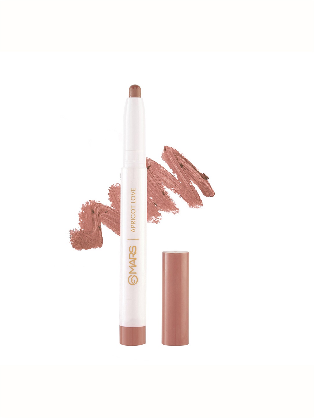 

MARS Non-Transfer Long Lasting Poppins Rotating Matte Lipstick 1.3g - Apricot Love 13, Nude