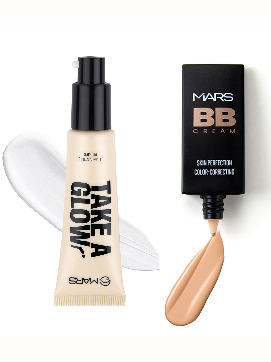 

MARS Illuminating Long Lasting Highlighter With Medium BB Cream Foundation 90ml F02-Medium, Beige