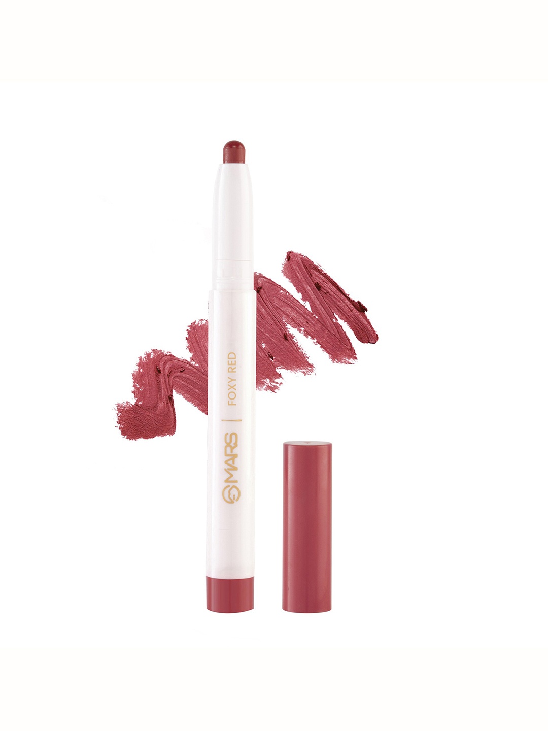 

MARS Non-Transfer Long Lasting Poppins Rotating Matte Lipstick - Foxy Red 15