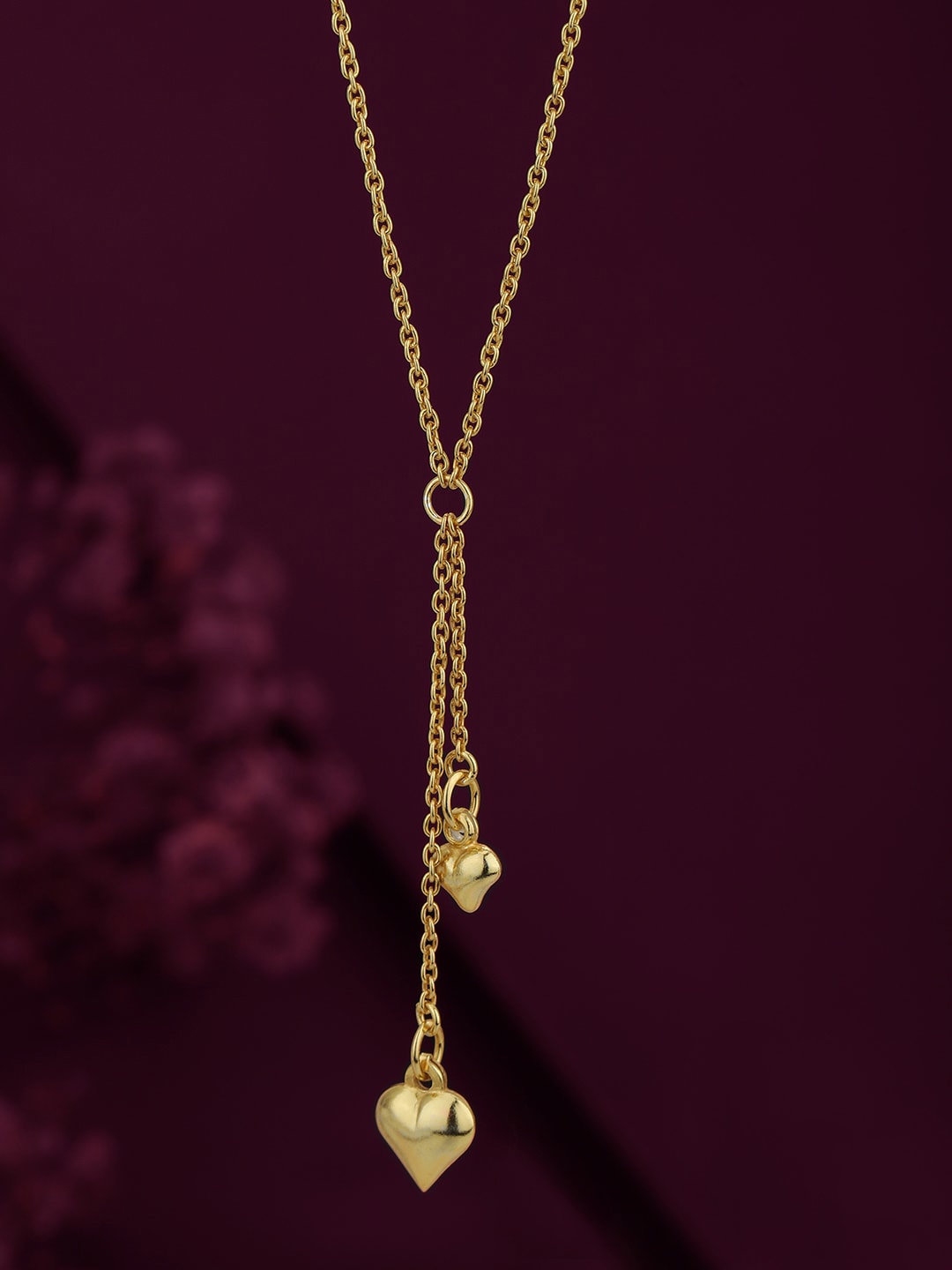

VANBELLE Women Gold-Toned Sterling Silver Gold-Plated Necklace