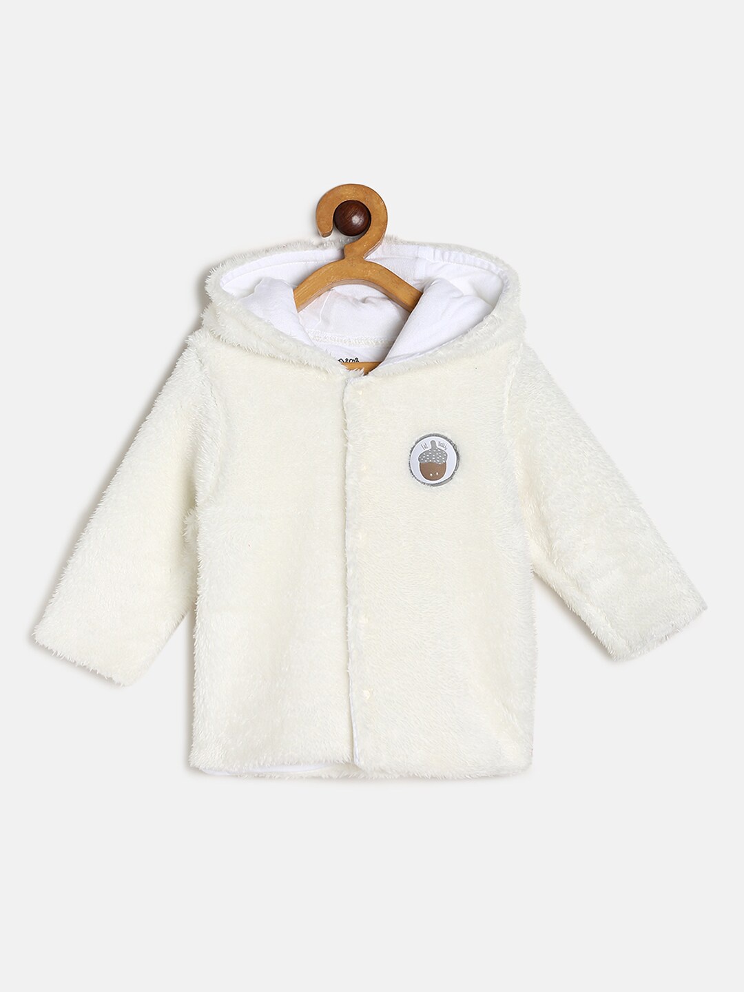 

MINI KLUB Boys White Blue Lightweight Open Front Jacket