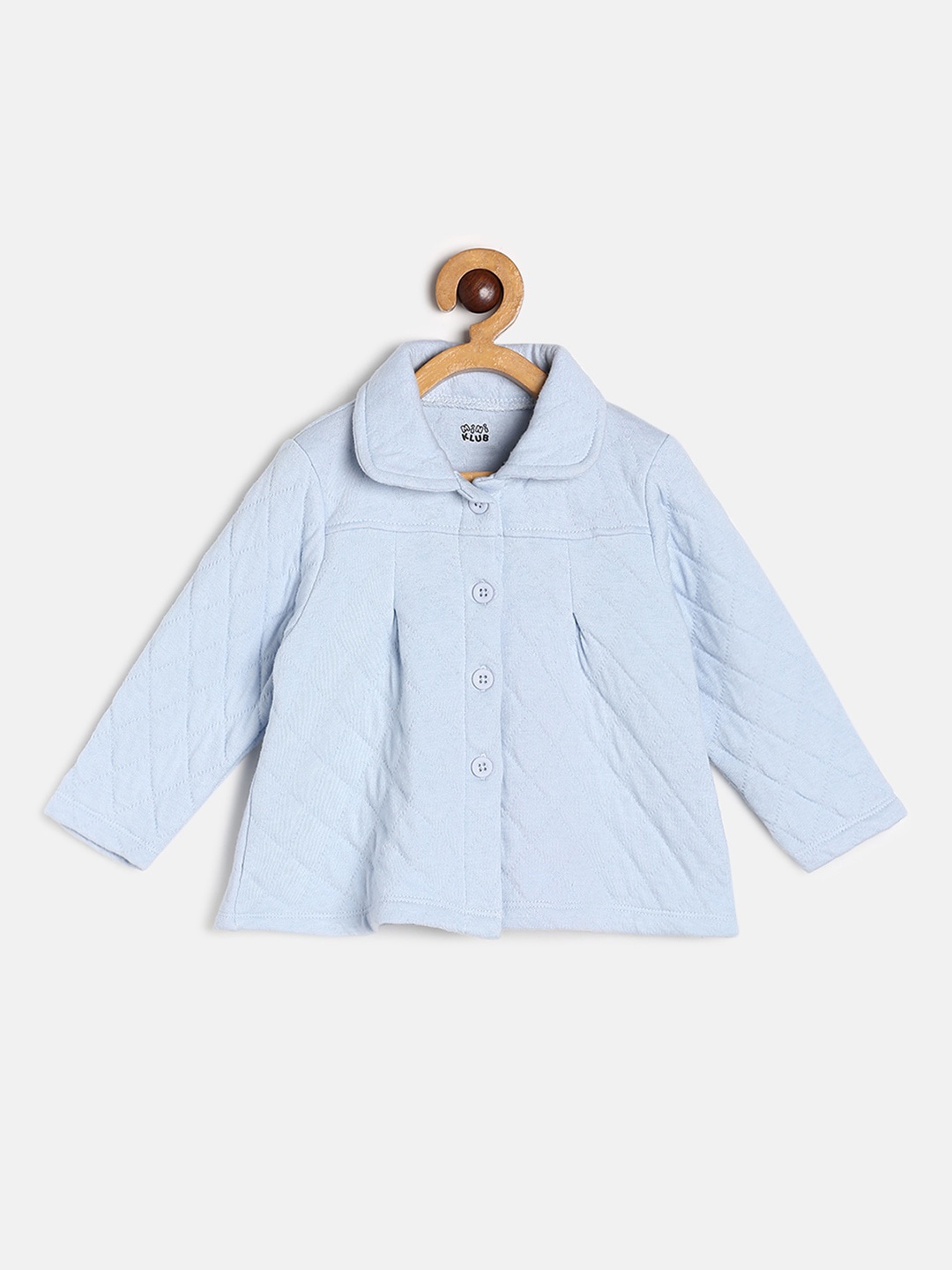 

MINI KLUB Girls Blue Cotton Lightweight Tailored Jacket