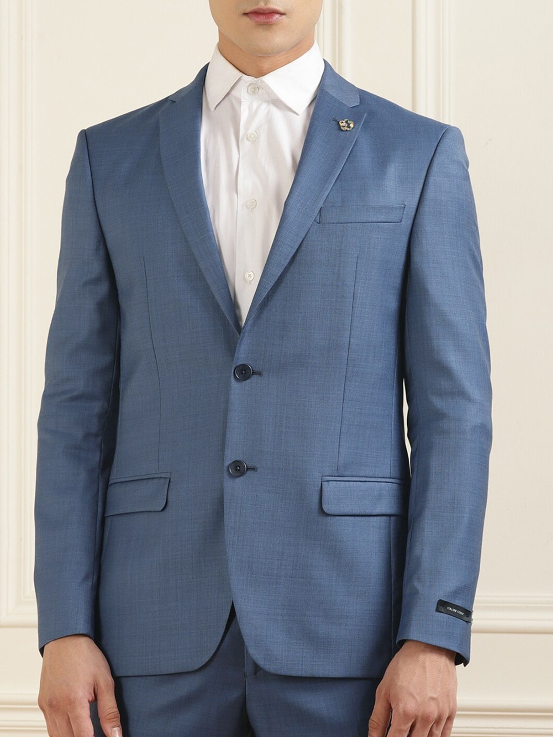 

Ted Baker Men Blue Solid Single-Breasted Blazers
