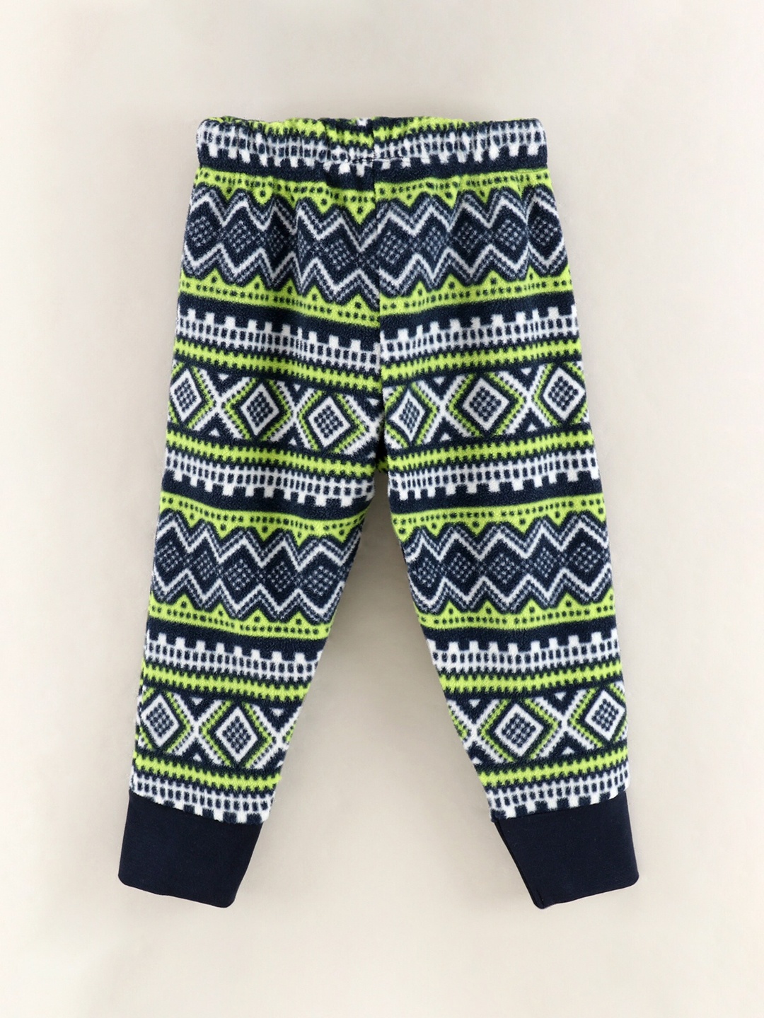 

CrayonFlakes Girls Blue Geometric Printed Jogger