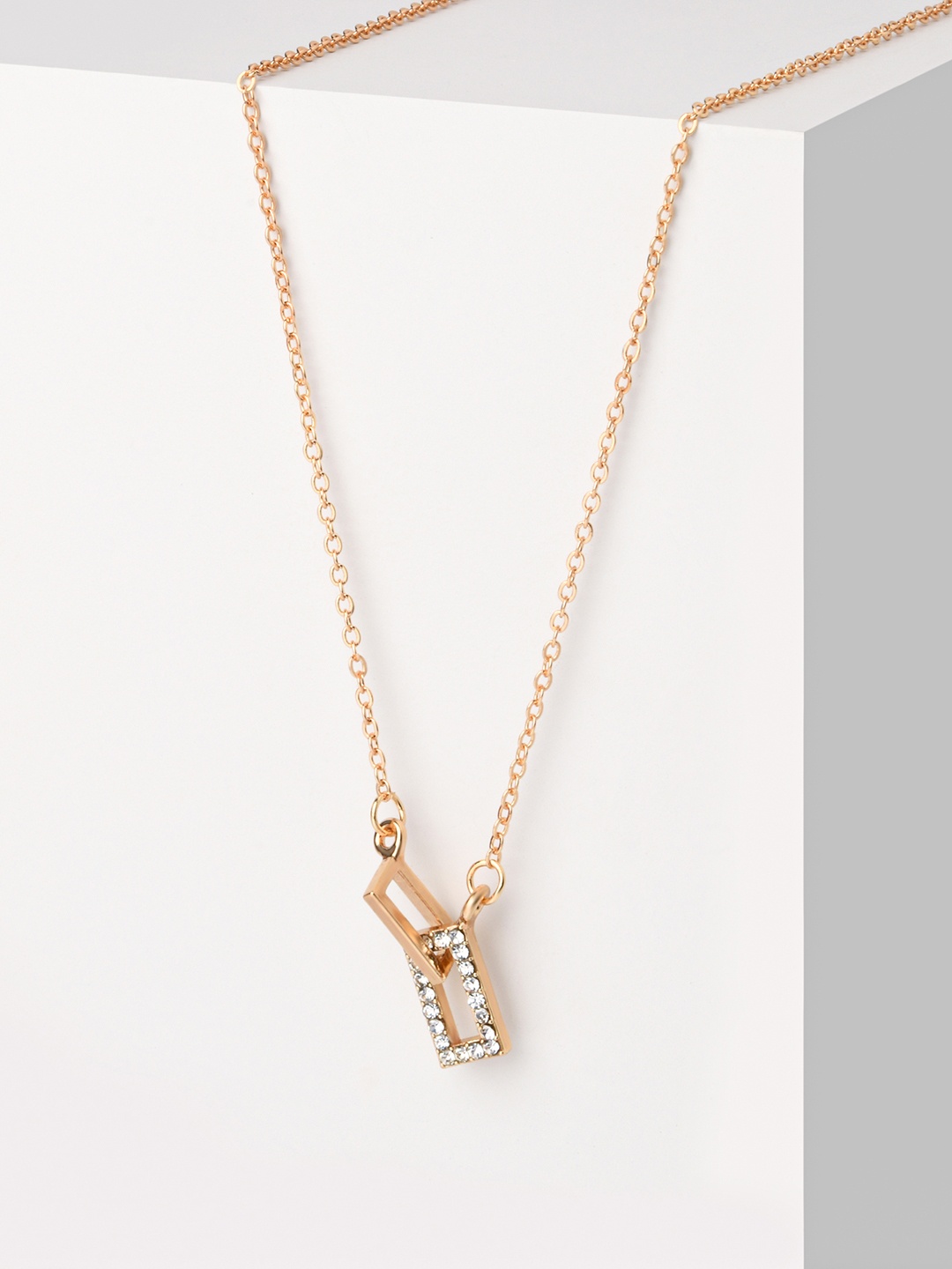 

ToniQ Gold-Toned & White Gold-Plated Chain