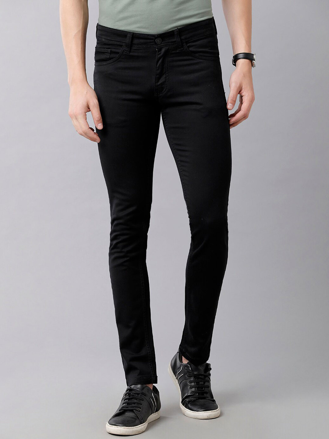 

Classic Polo Men Black Slim Fit Stretchable Cotton Jeans