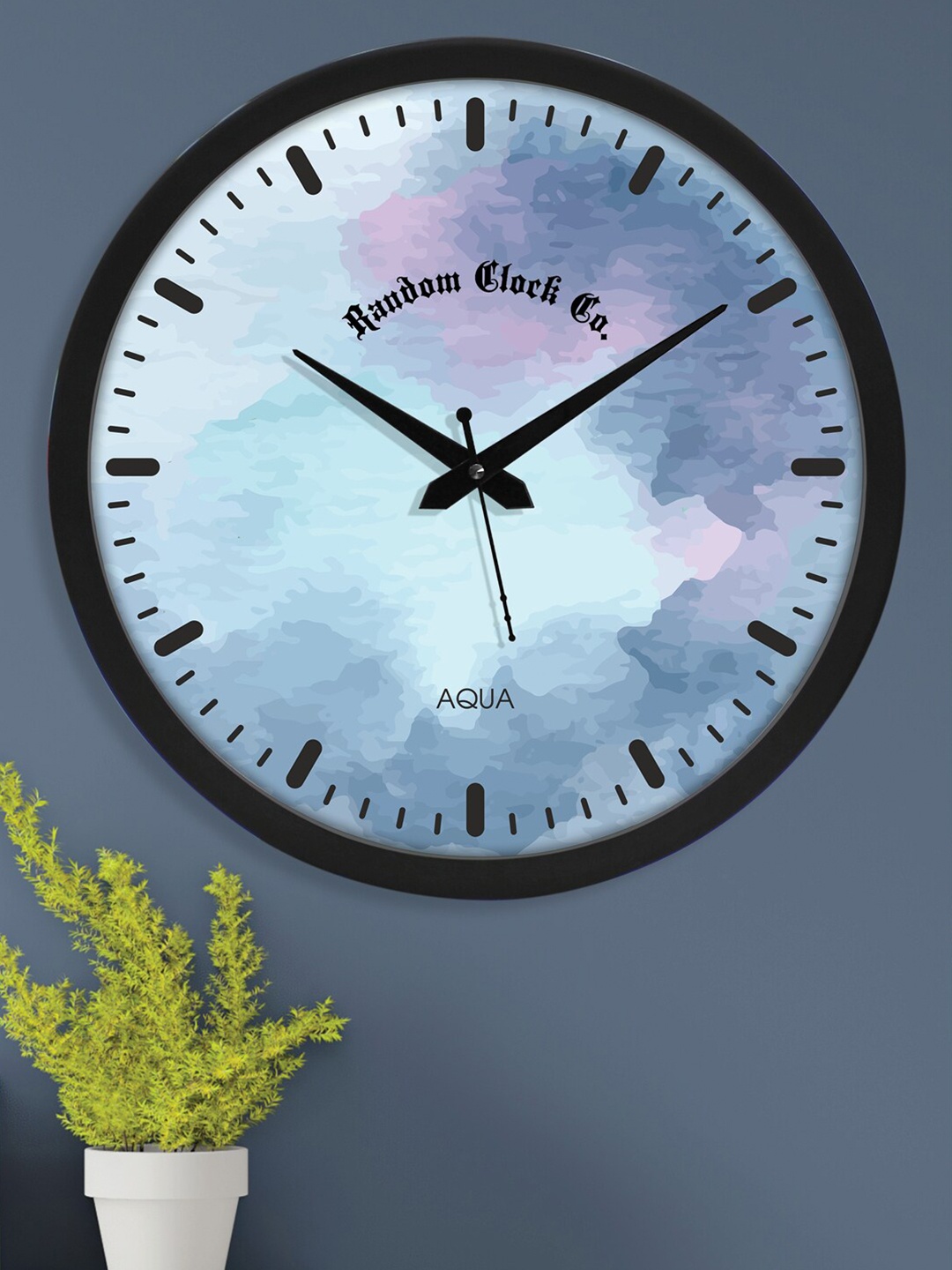 

RANDOM White Printed Contemporary Wall Clock