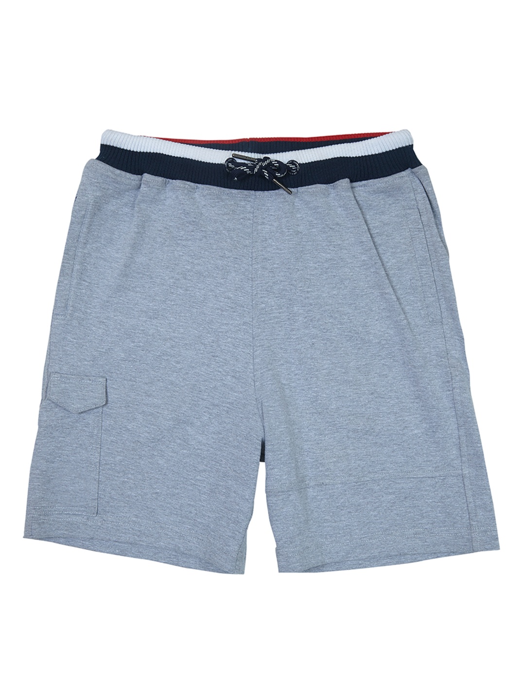 

Gini and Jony Boys Grey Melange Solid Shorts