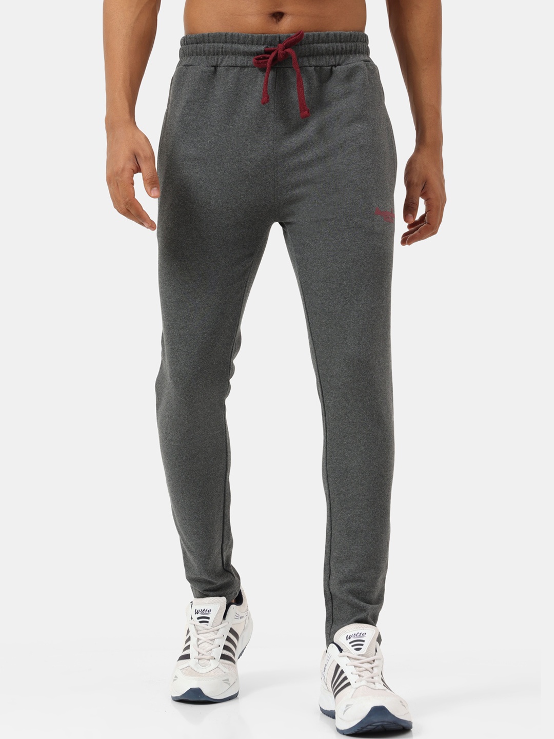 

Masculino Latino Men Charcoal Grey Solid Cotton Track Pants