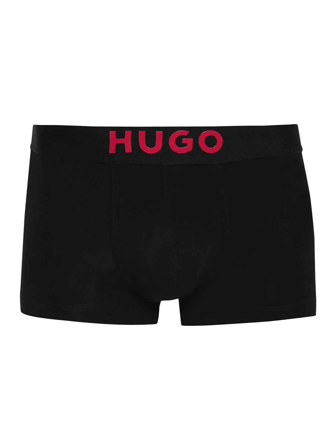 

HUGO Men Black Solid Outer Elastic Trunk