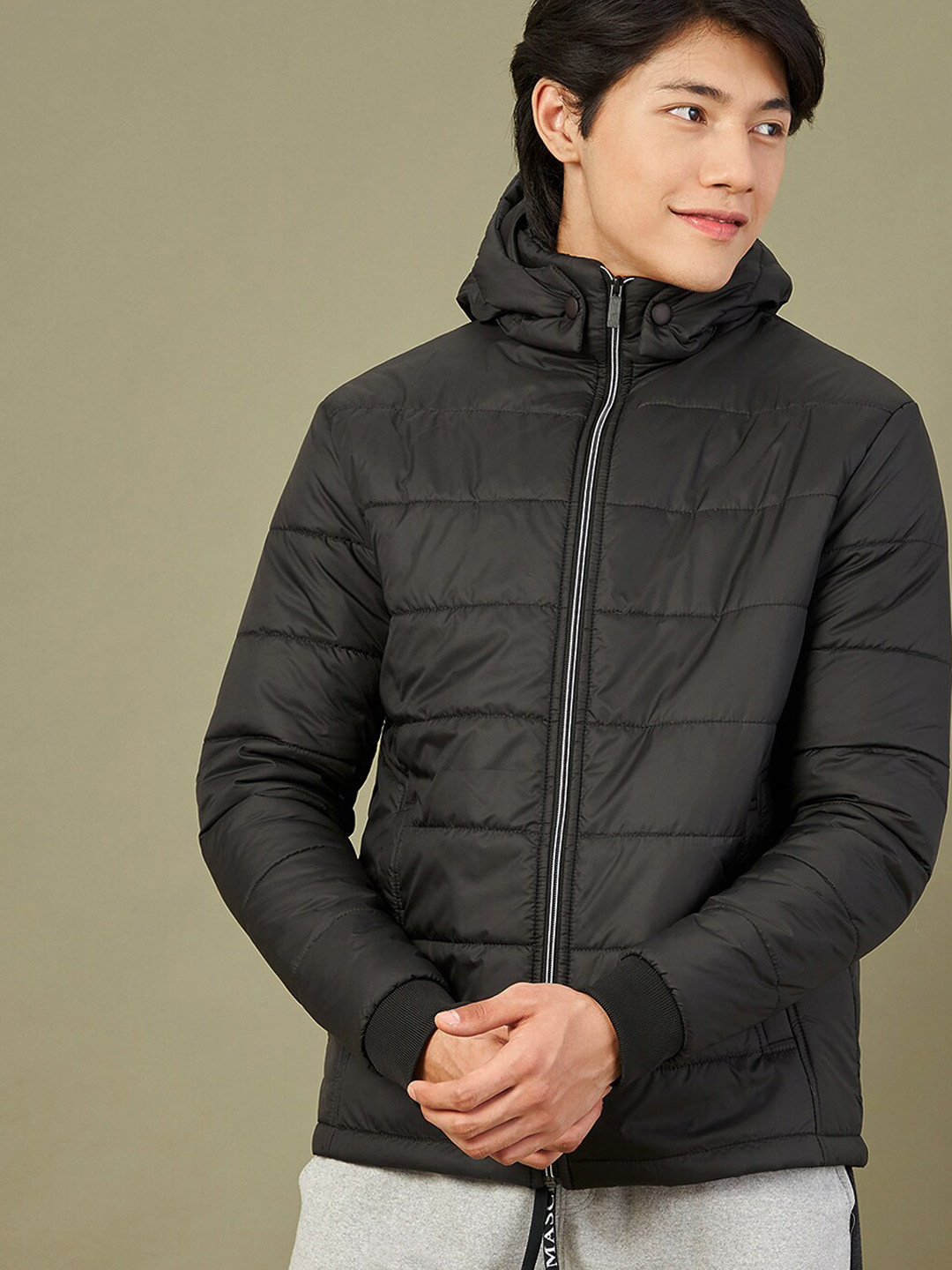 

MASCLN SASSAFRAS Men Black Padded Jacket