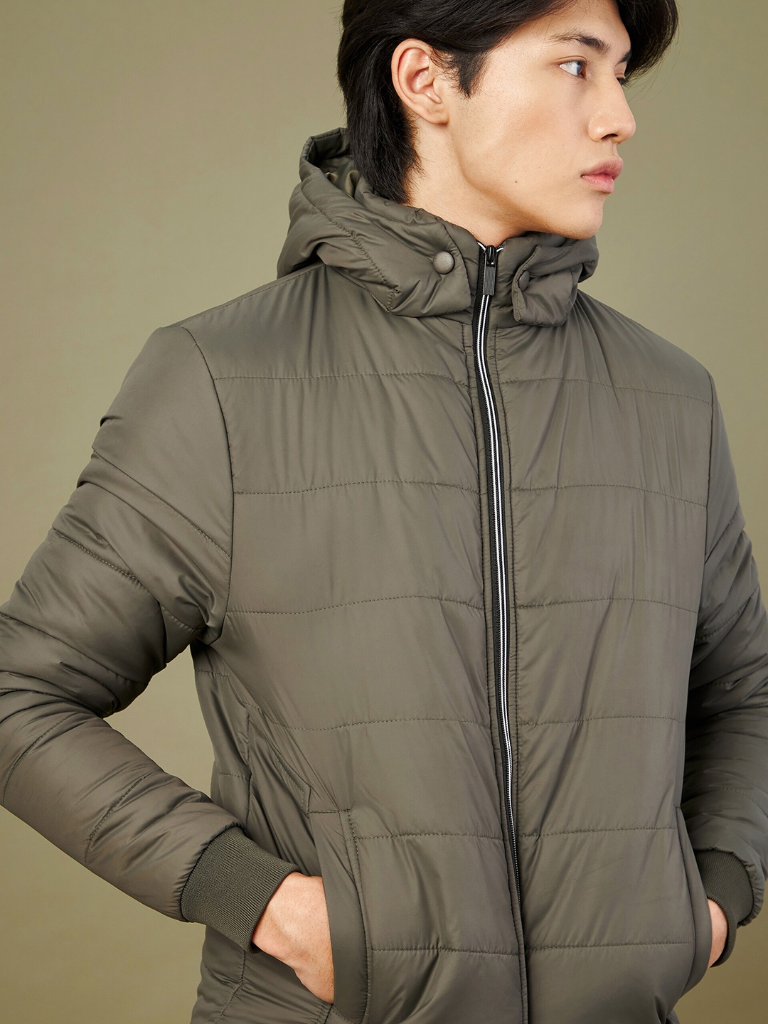 

MASCLN SASSAFRAS Puffer Jacket, Olive