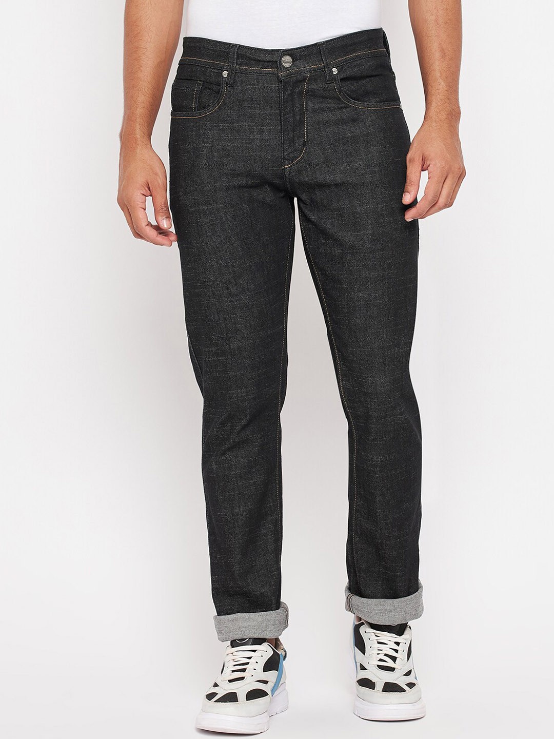 

Duke Men Black Regular Fit Stretchable Cotton Stretchable Jeans