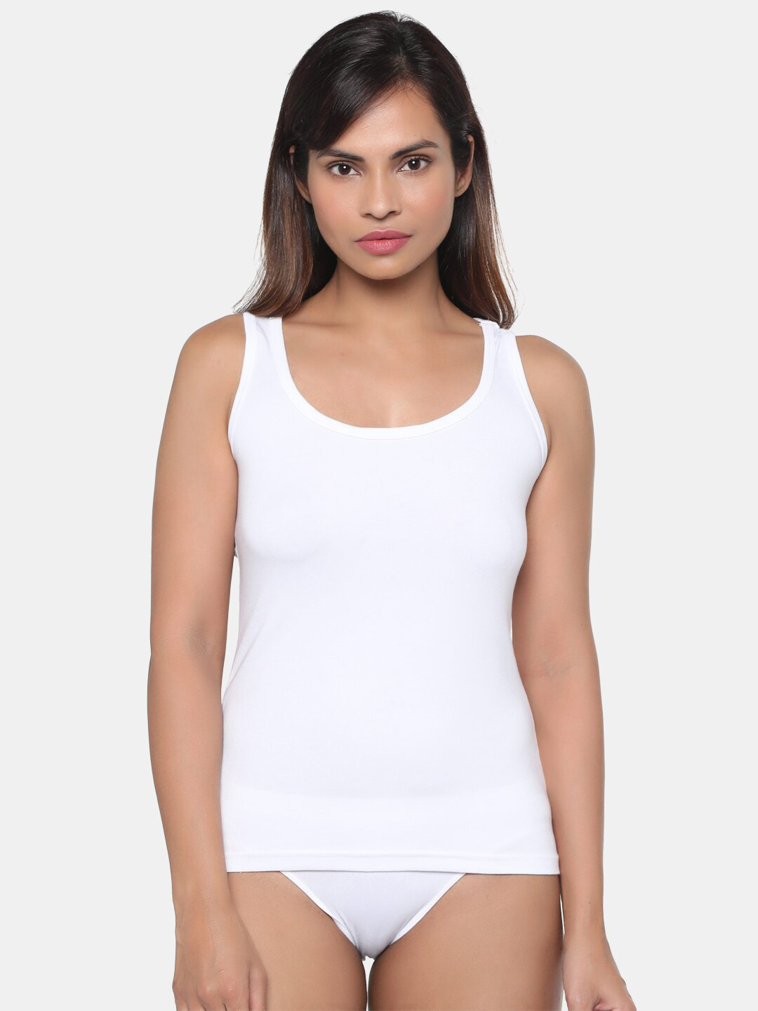 

miorre Women White Solid Camisoles