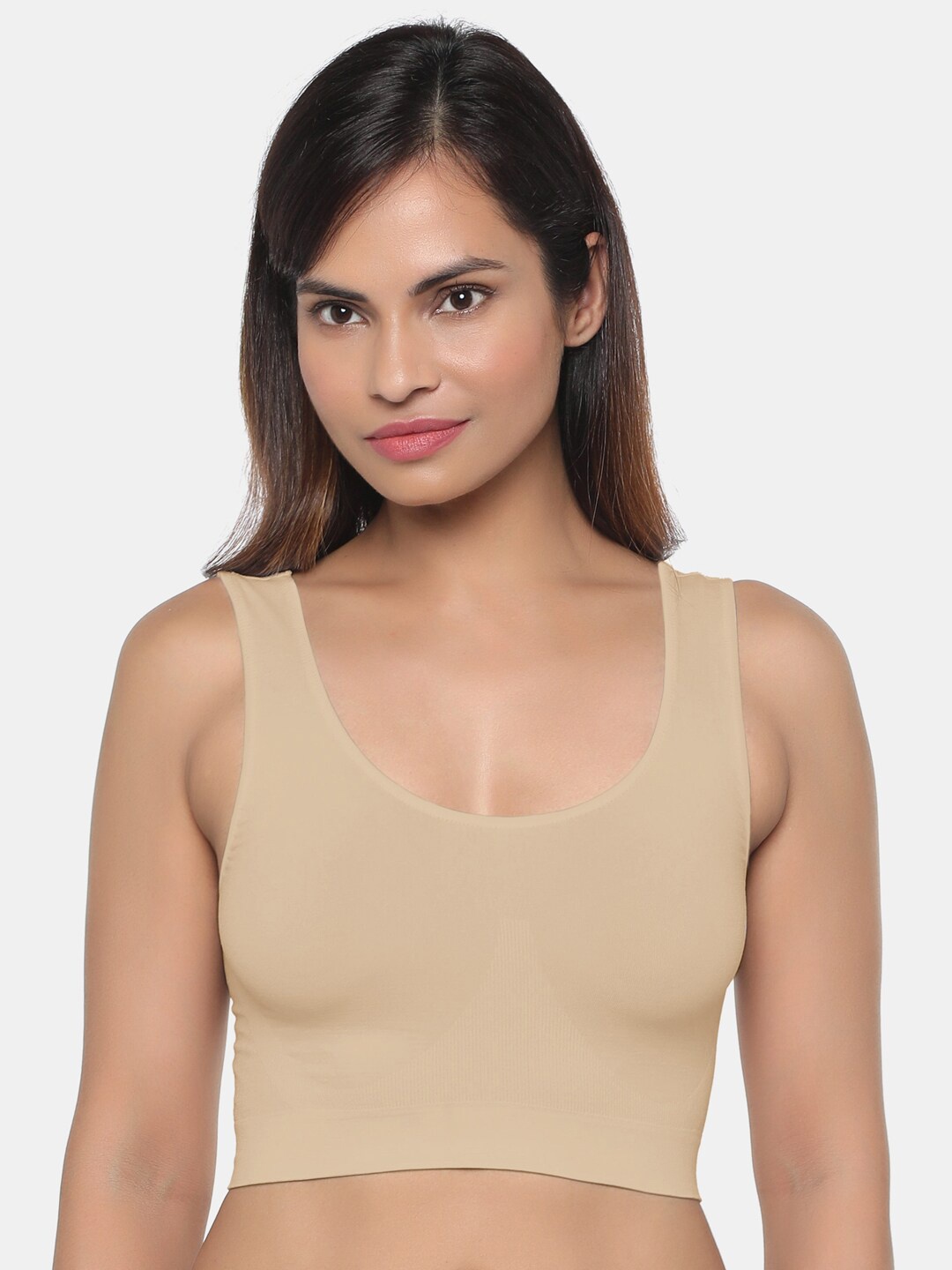 

miorre Women Nude-Coloured Seamless Teenage Bra Camisole