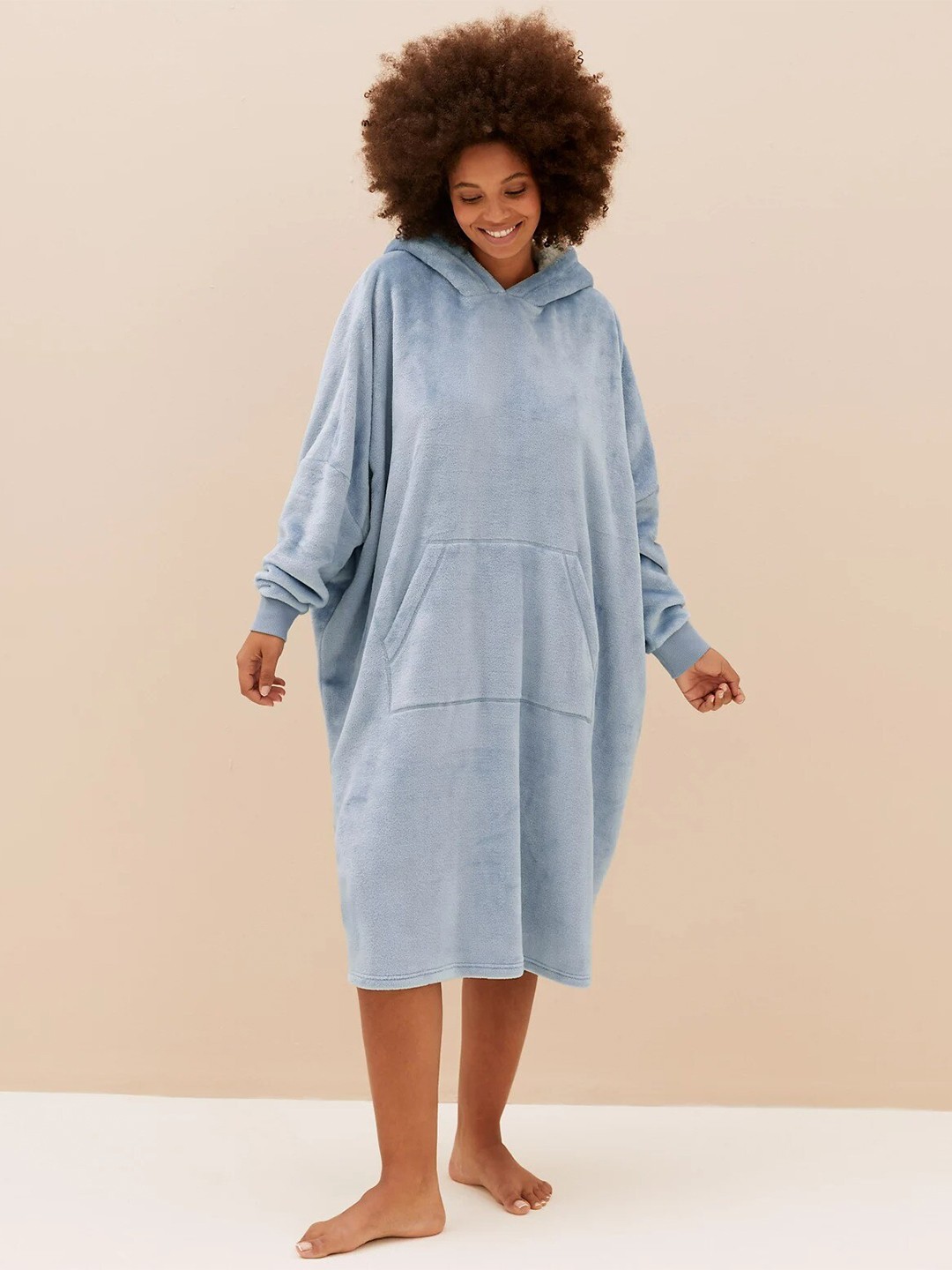 

Marks & Spencer Blue Hooded Nightdress