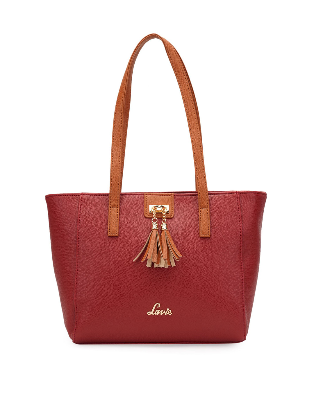 

Lavie Red Structured Shoulder Bag