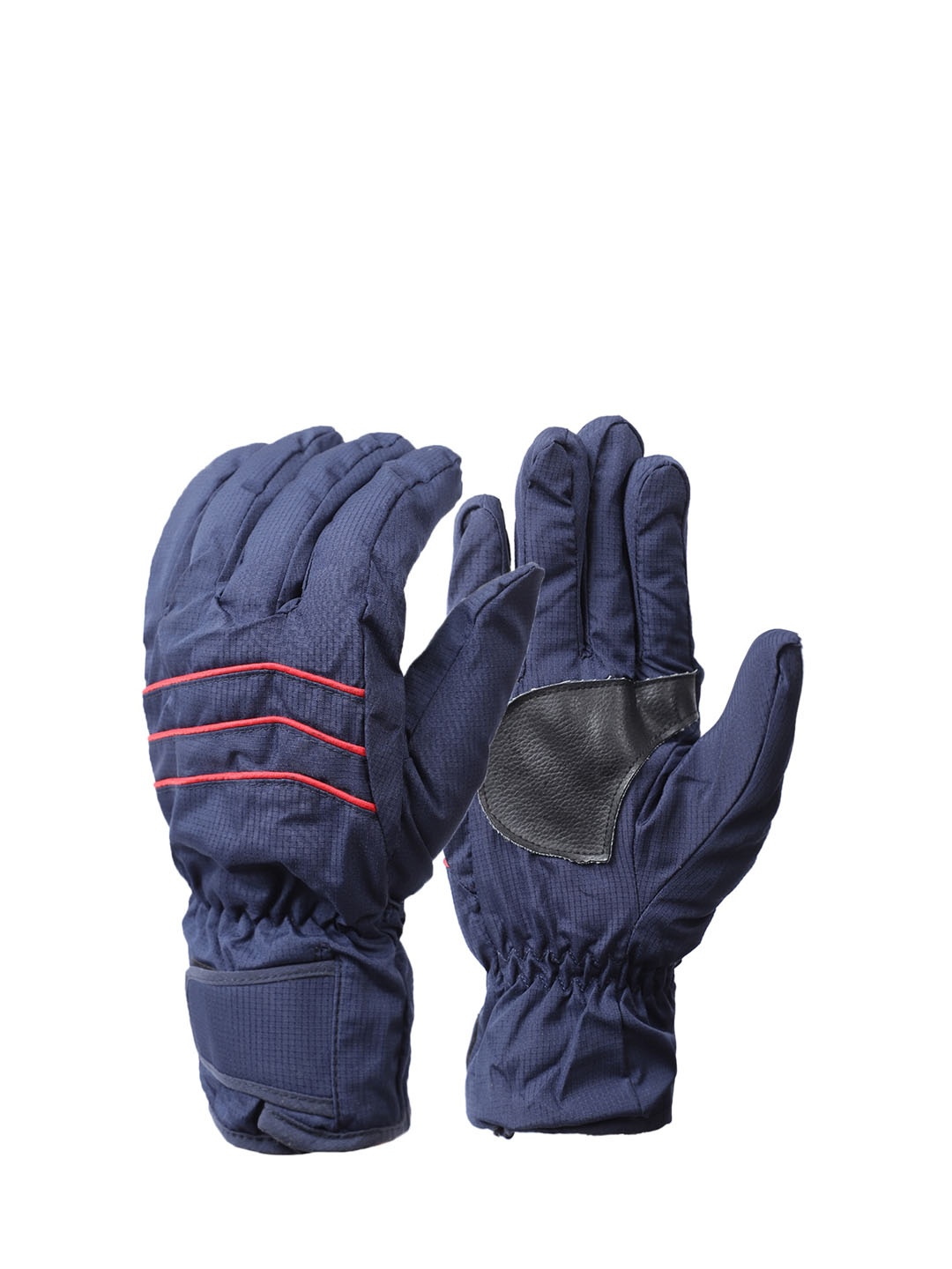 

ELLIS Unisex Blue Striped Hand Gloves