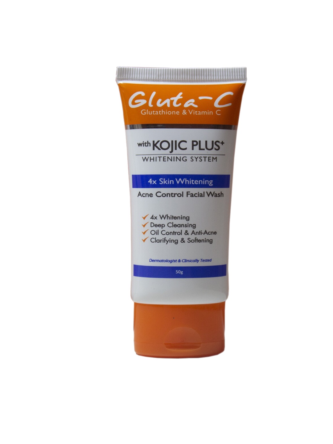 

GLUTA-C Glutathione & Vitamin C Acne Control Face Wash with Kojic Plus+ - 50g, White