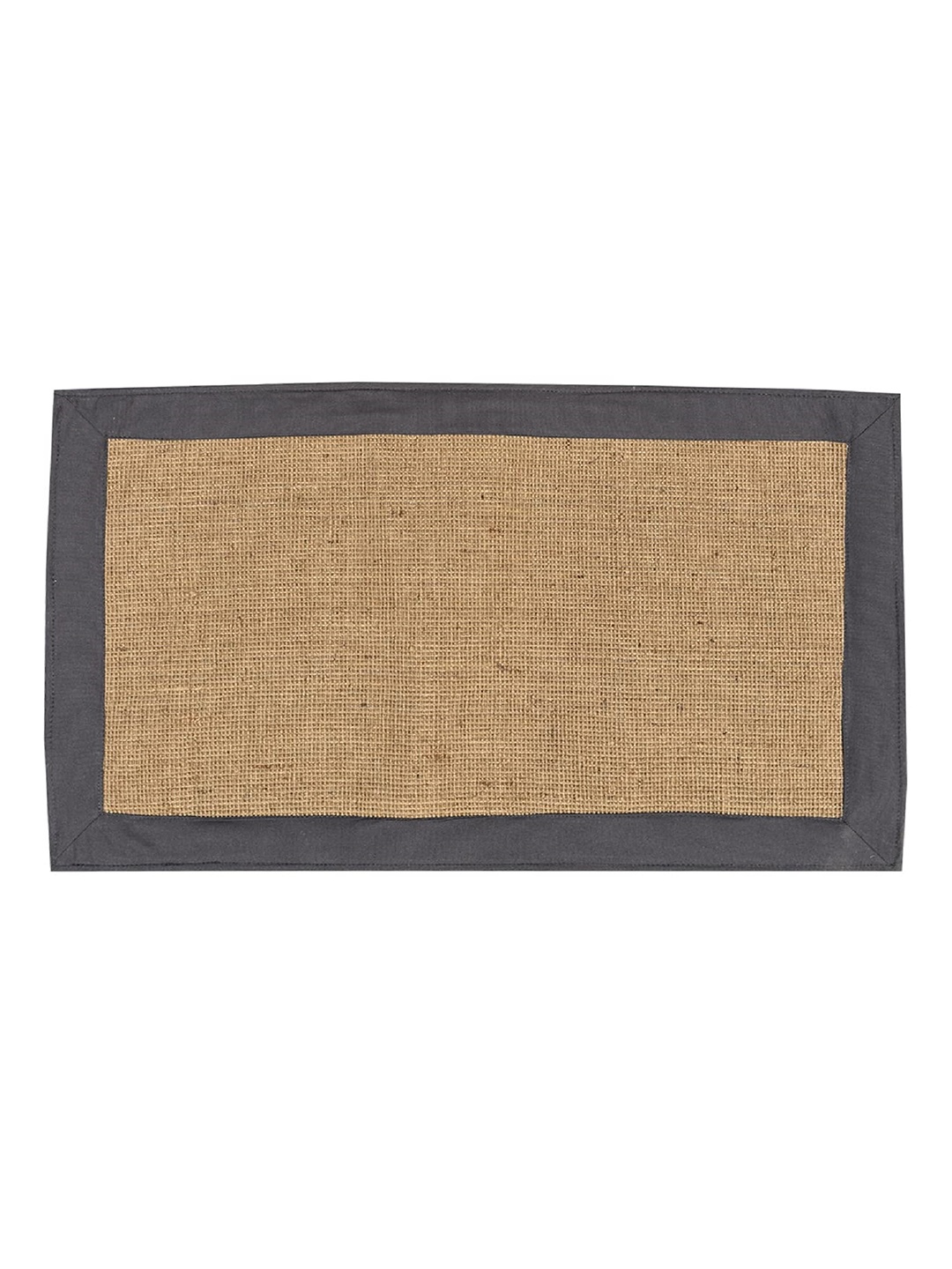 

Homitecture Grey Solid Anti Skid Doormat With Rubber Backing