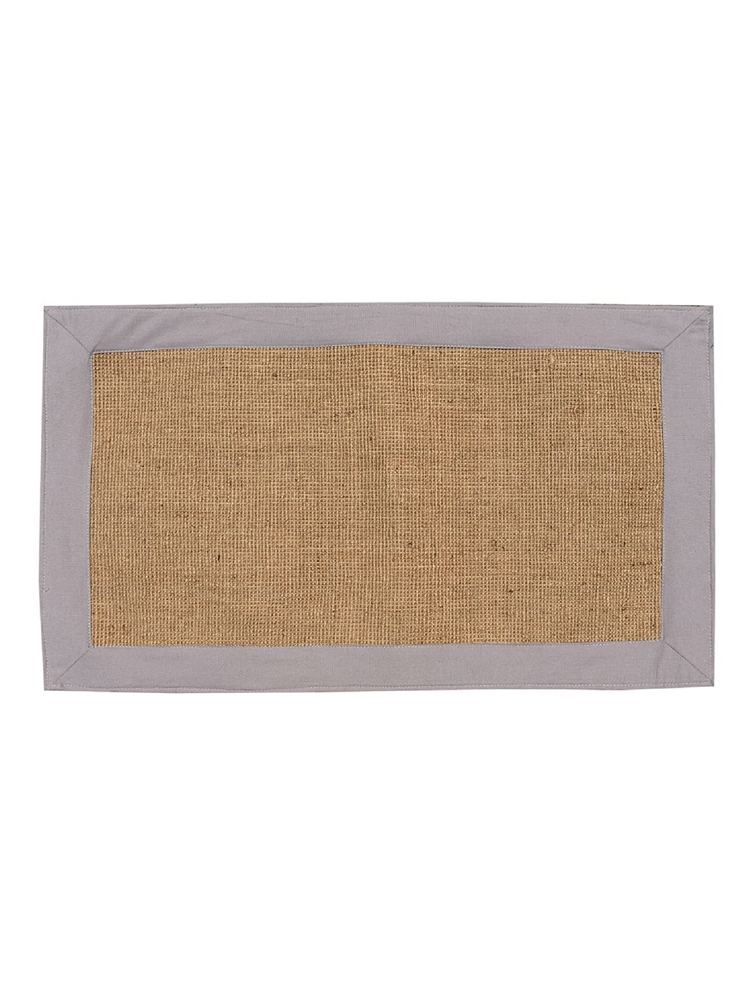 

Homitecture Beige & Brown Solid Anti-Skid Doormat With Rubber Backing