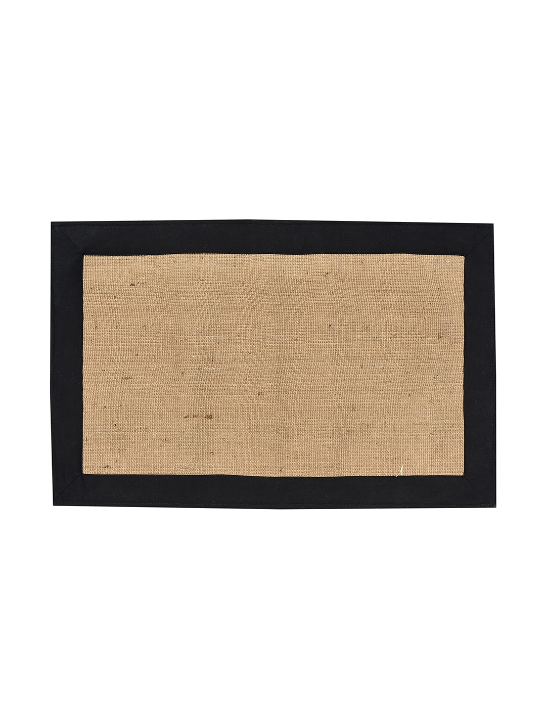 

Homitecture Black & Beige Solid Anti-Skid Doormat With Rubber Backing