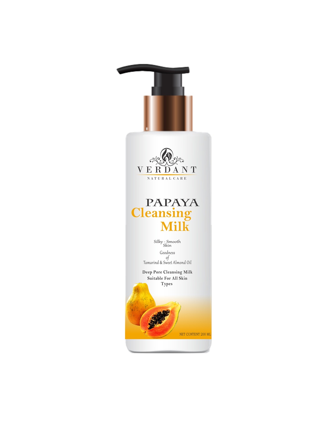 

Verdant Natural Care Papaya Cleansing Milk 200 ml, Na