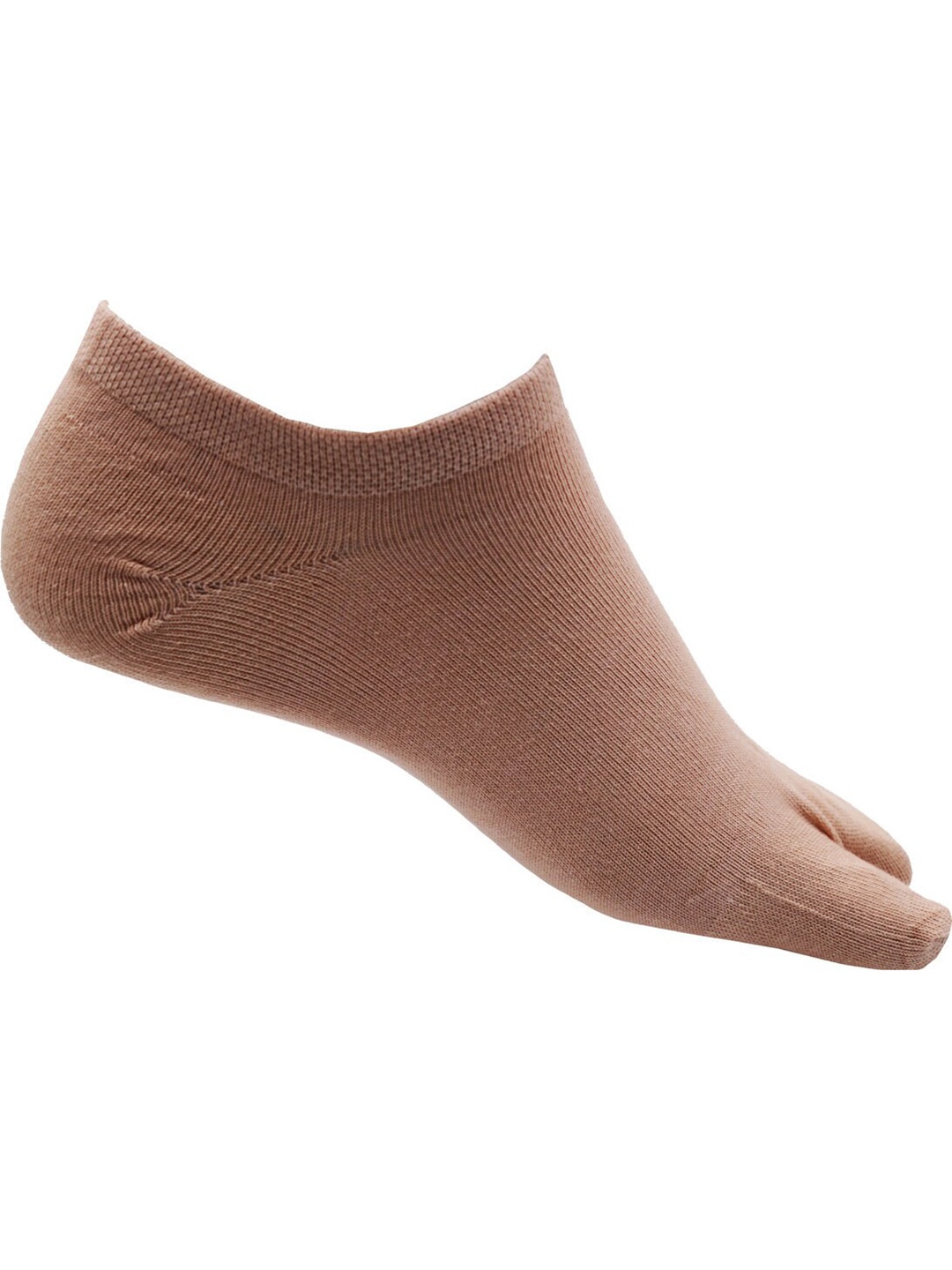

RC. ROYAL CLASS Women Pack Of 5 Beige Solid Cotton Socks