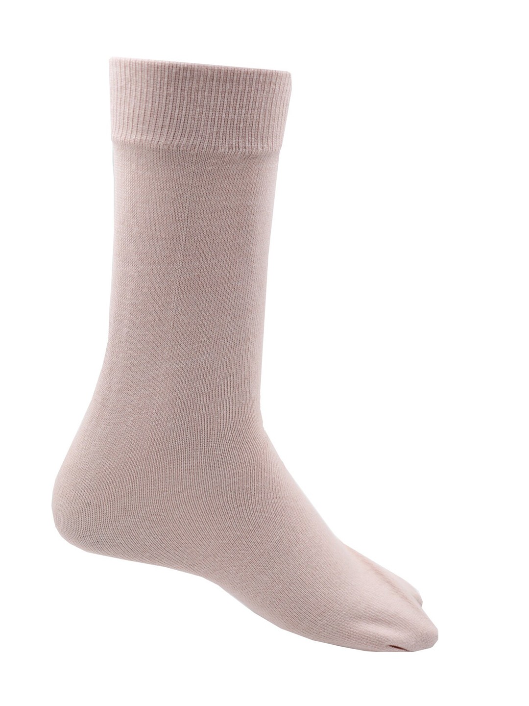 

RC. ROYAL CLASS Women Pack Of 3 Beige Patterned Cotton Calf-Length Socks