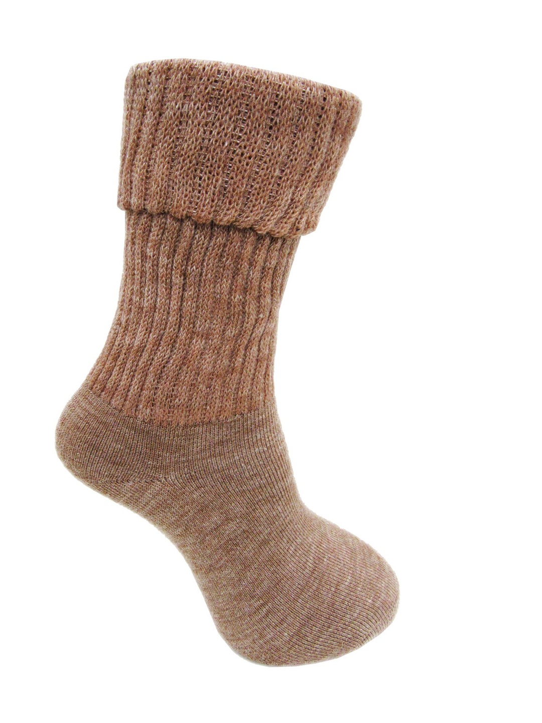 

RC. ROYAL CLASS Women Beige Solid Calf Length Socks