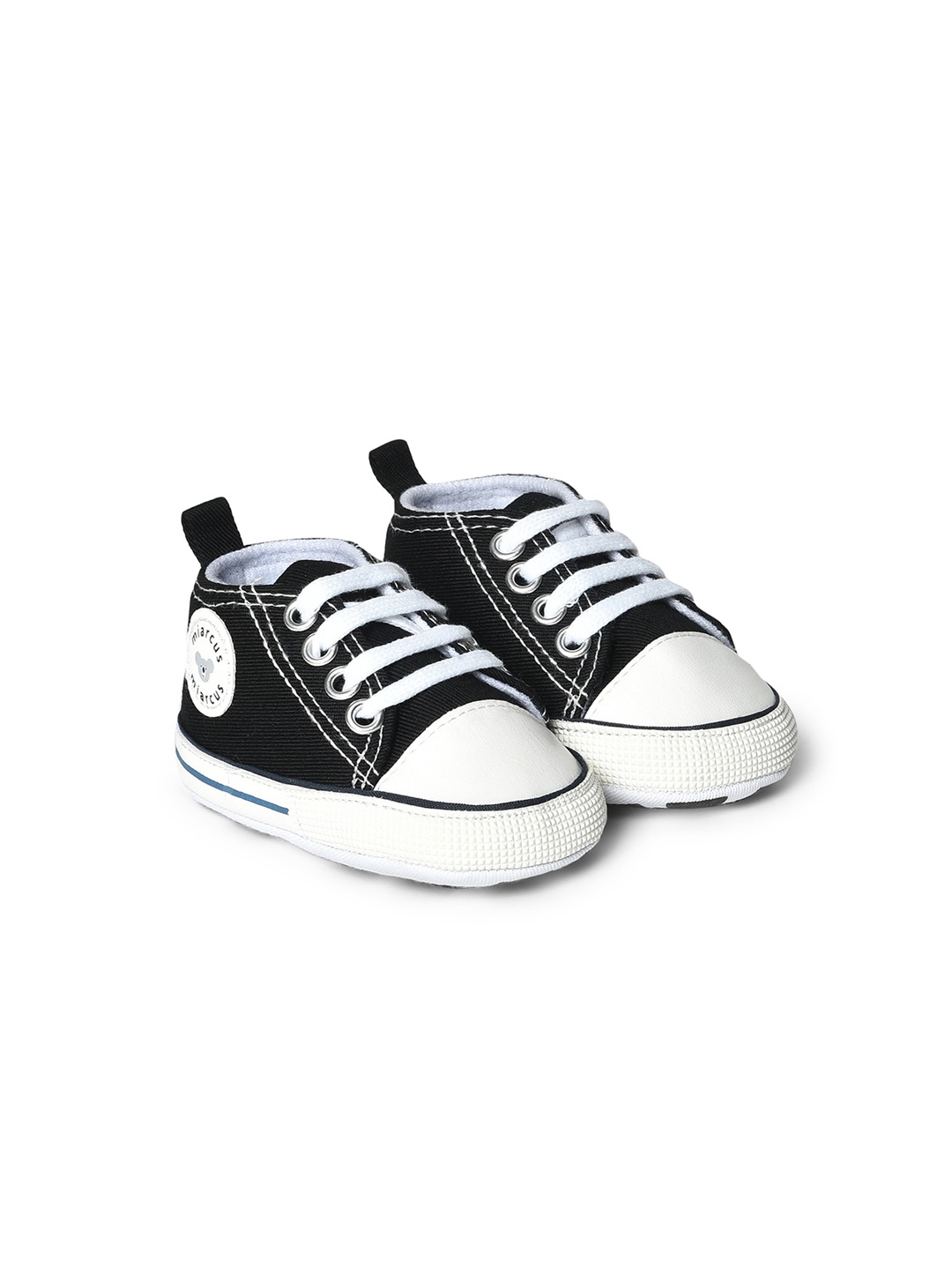 

MiArcus Kids Black & White Colorblocked Booties
