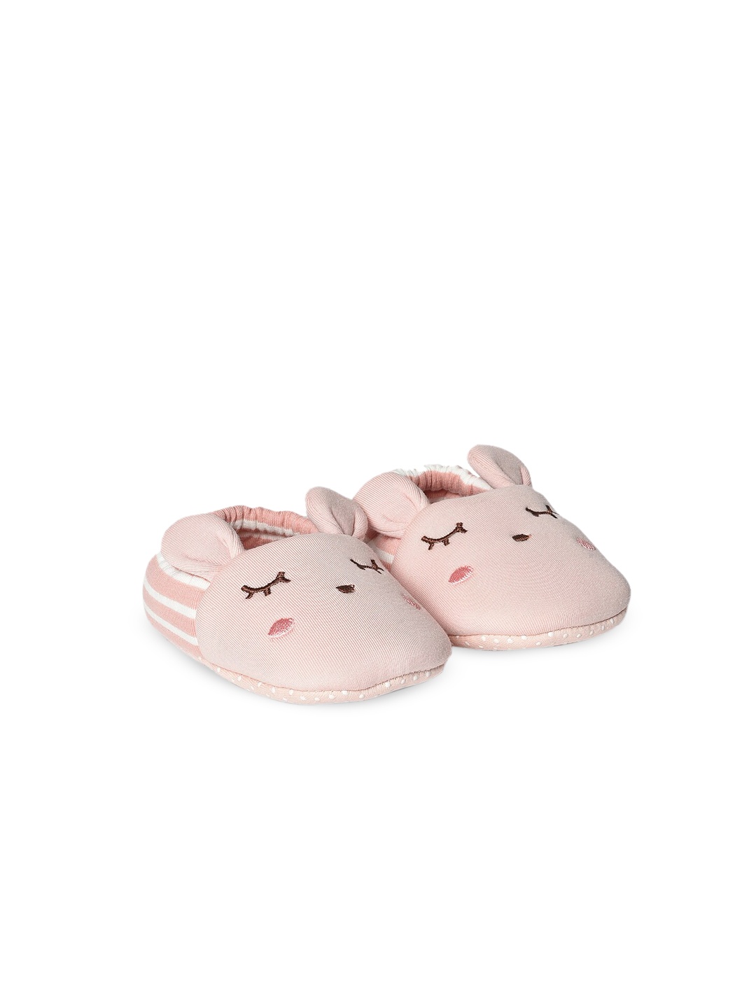 

MiArcus Infant Pink Patterned Cotton Booties