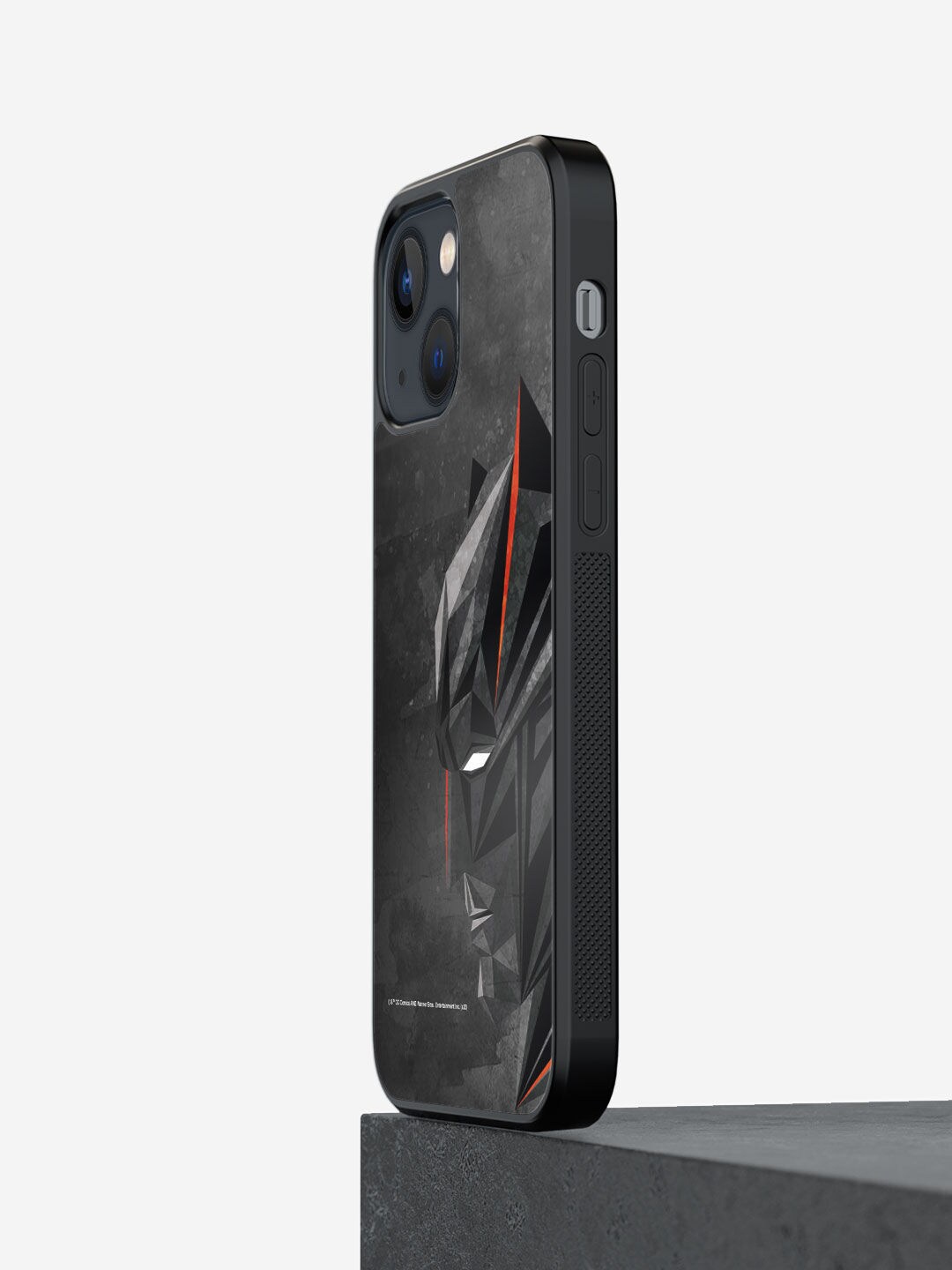 

macmerise Black Batman Printed iPhone 13 Phone Bumper Case