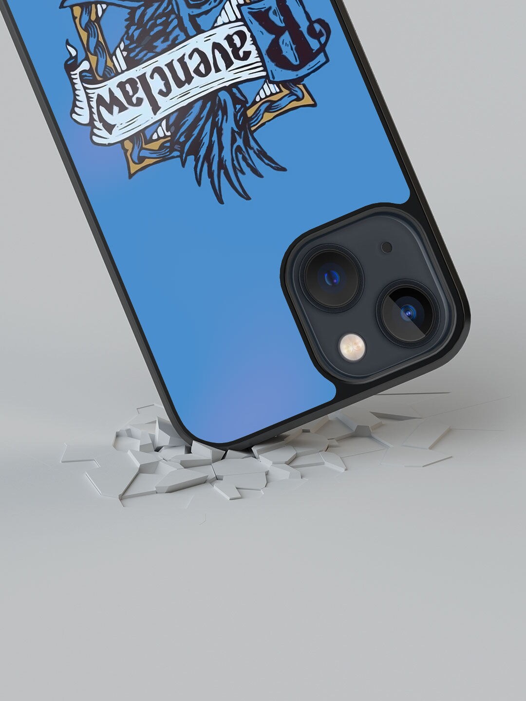 

macmerise Black Printed iPhone 13 Phone Bumper Case