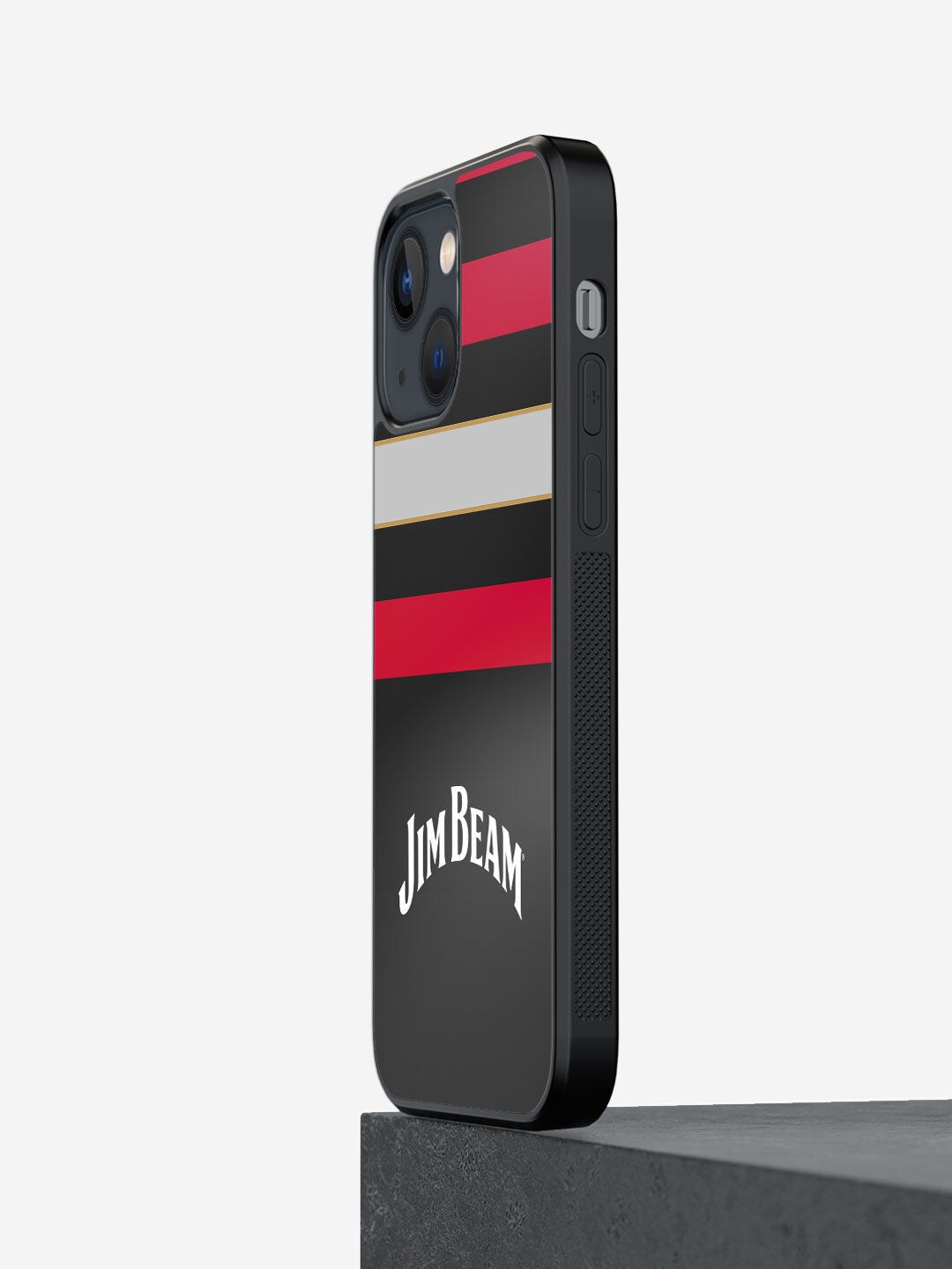 

Macmerise Black & White Typography Printed iPhone 13 Bumper Case