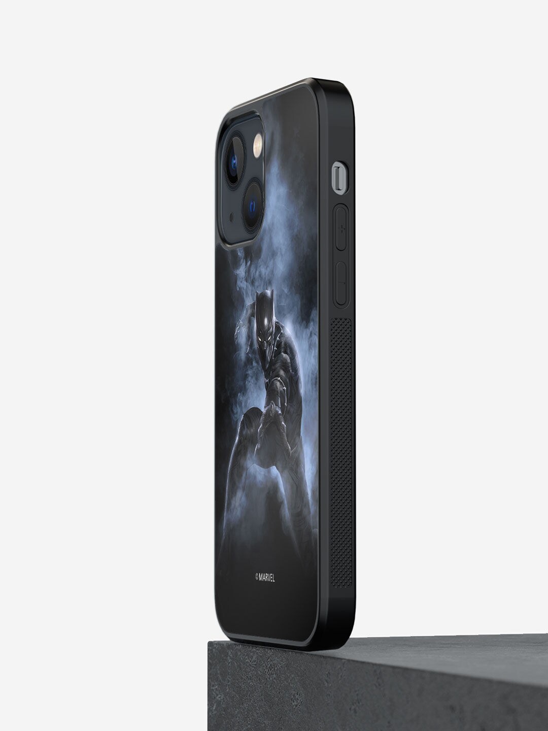 

macmerise Black Printed Black Panther Attack Design iPhone 13 Phone Back Case